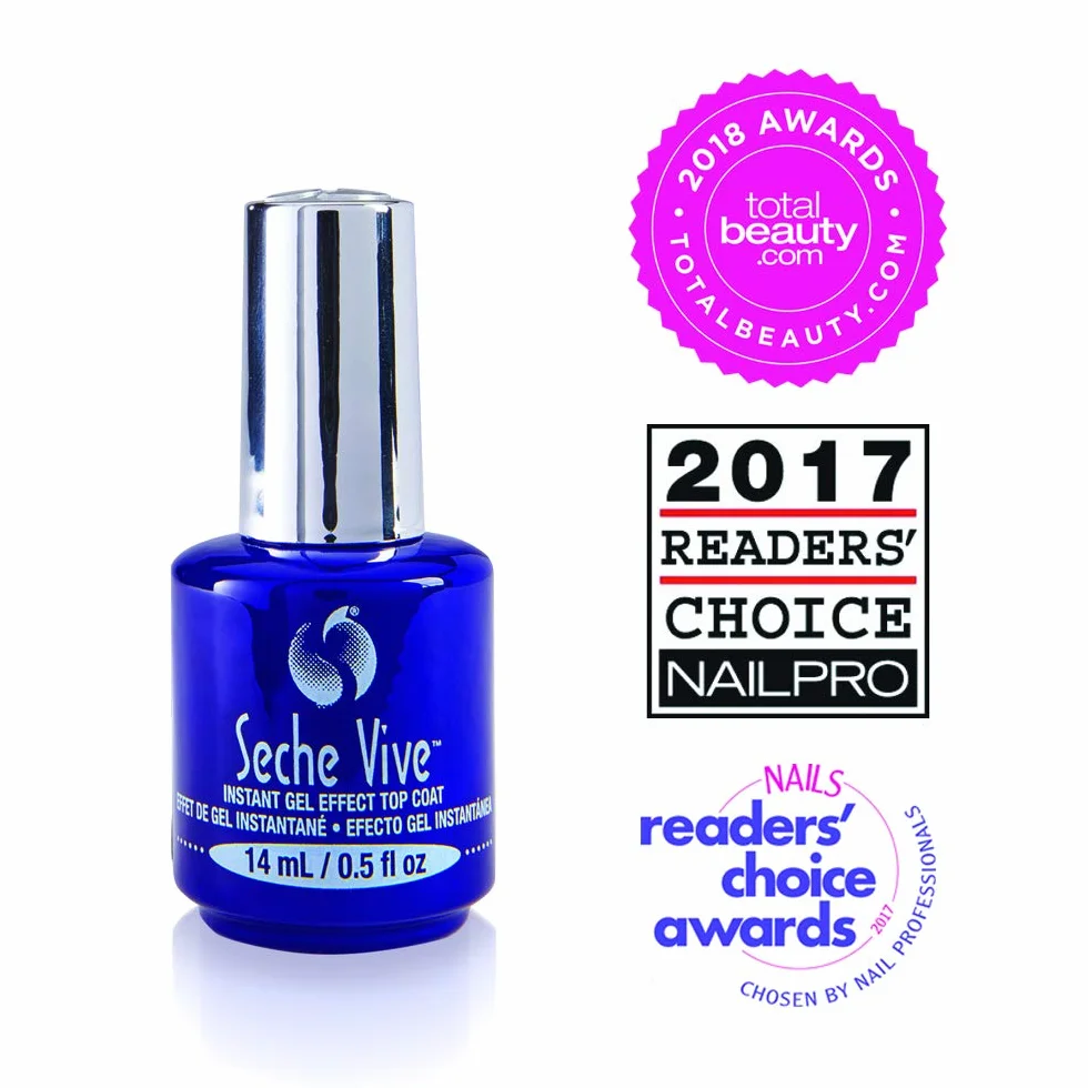 Seche Vive Instant Gel Effect Top Coat 14 ml