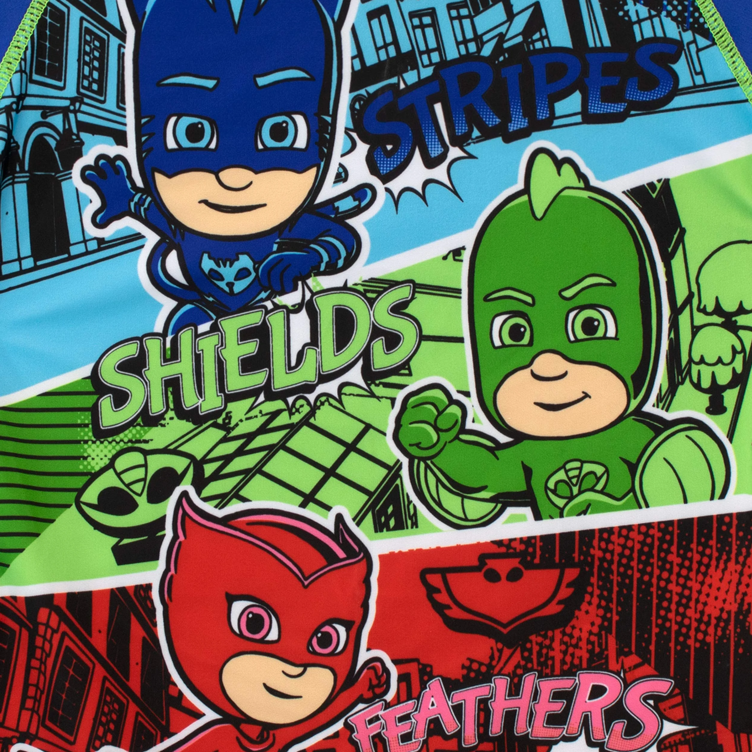 PJ Masks Dwuczęściowy kostium kąpielowy dla chłopców