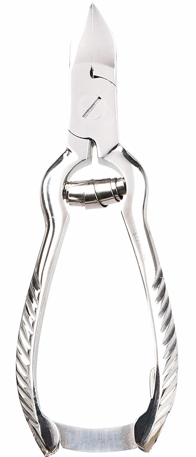 Titania - Alicates para uñas con muelle (14 cm, acero inoxidable, 1 x 110 g)