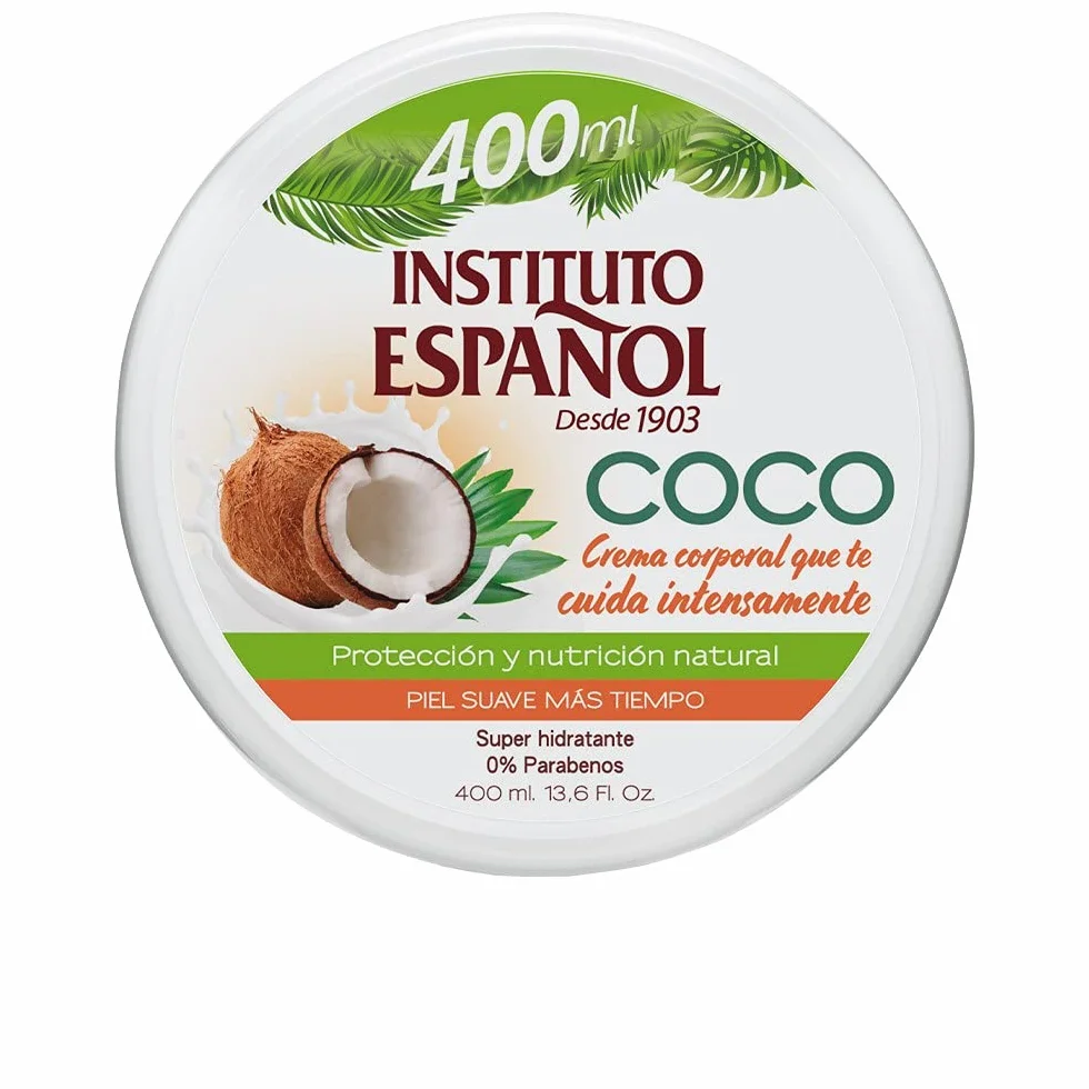 Instituto español Kokosowy krem do ciała 400 ml nawilżający