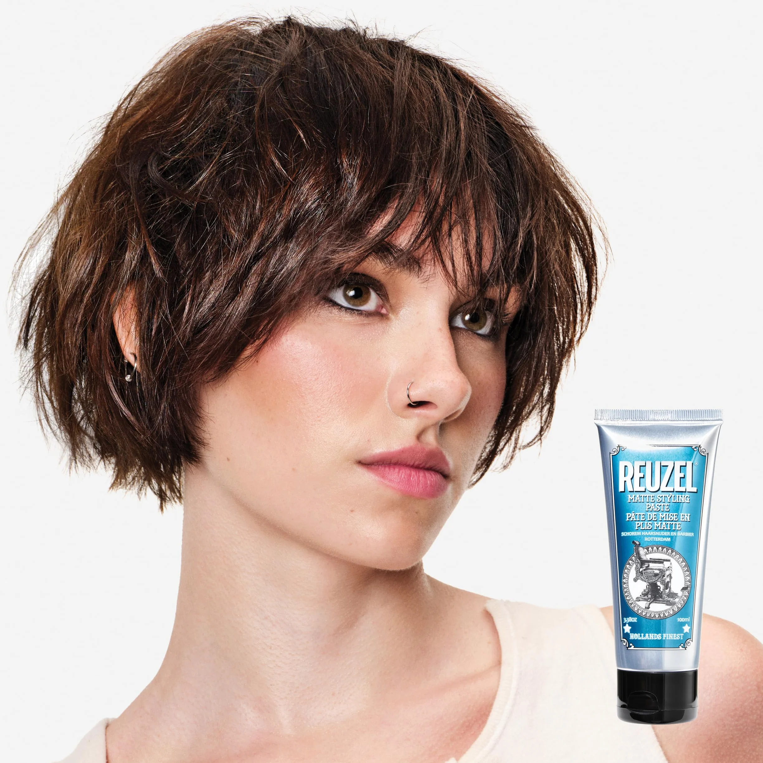 Reuzel Grooming Hair Cream For Men - Subtle, Sugary Rum Fragrance - Low Shine Finish - Contains Moisturizing Properties - No Buildup - Natural, Pliable Hold - Suitable For All Hair Types - 3.38 Oz