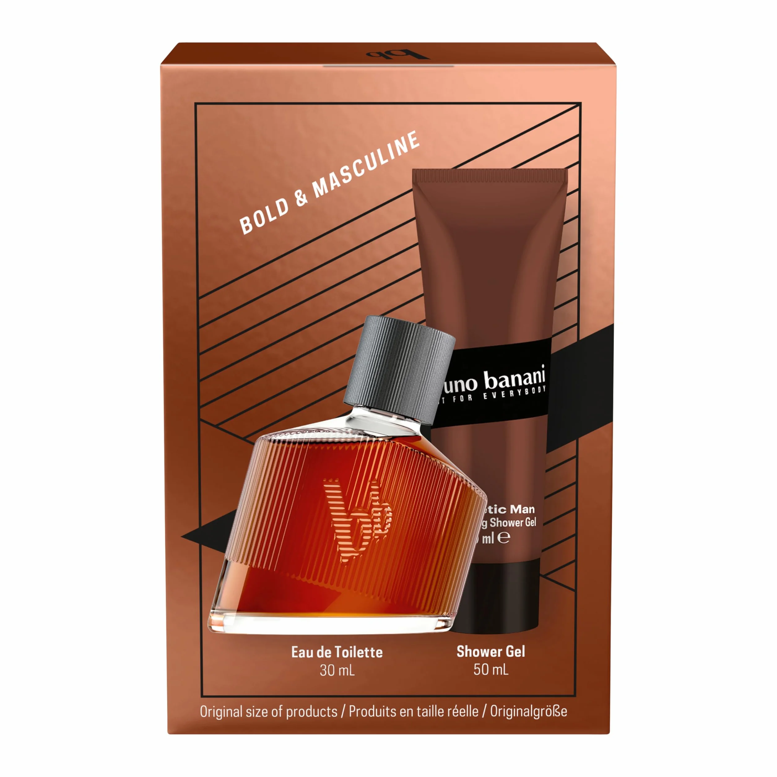 bruno banani Opakowanie prezentowe Magnetic Man Eau de Toilette 30 ml + żel pod prysznic 50 ml
