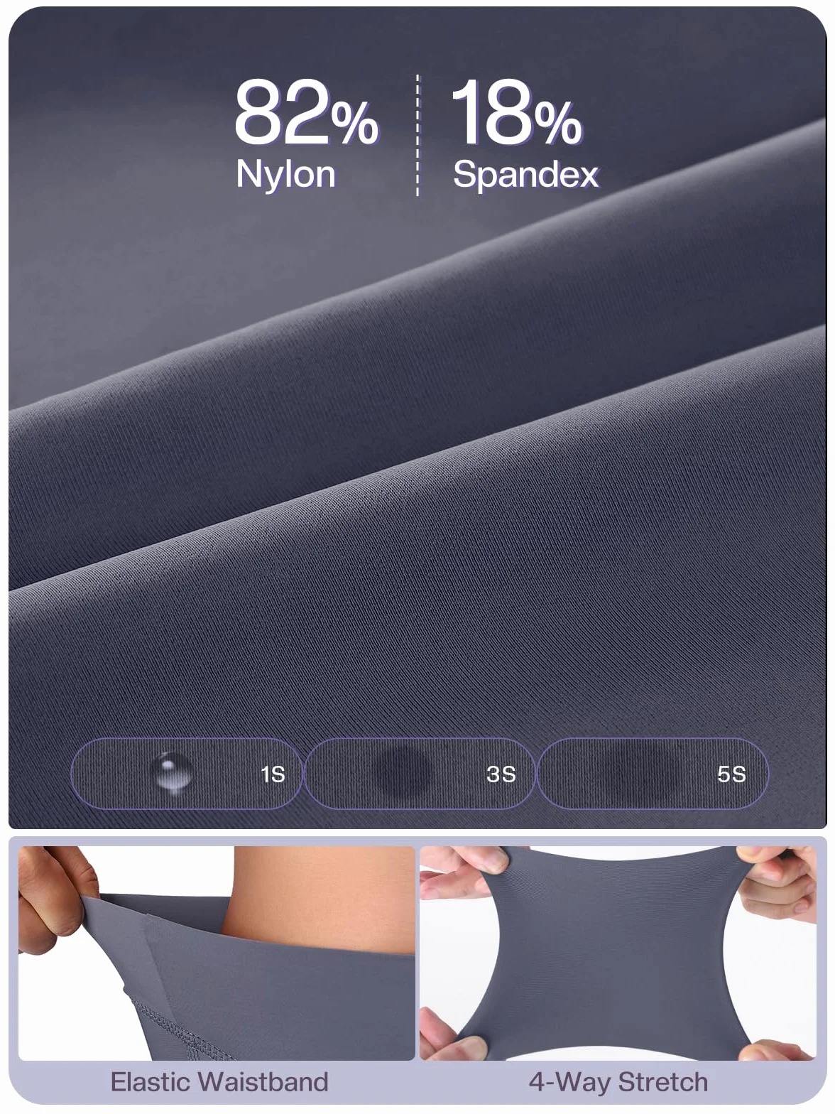 ARSUXEO Spodenki rowerowe premium 4D z wyściełanymi spodenkami rowerowymi, 3 kieszenie