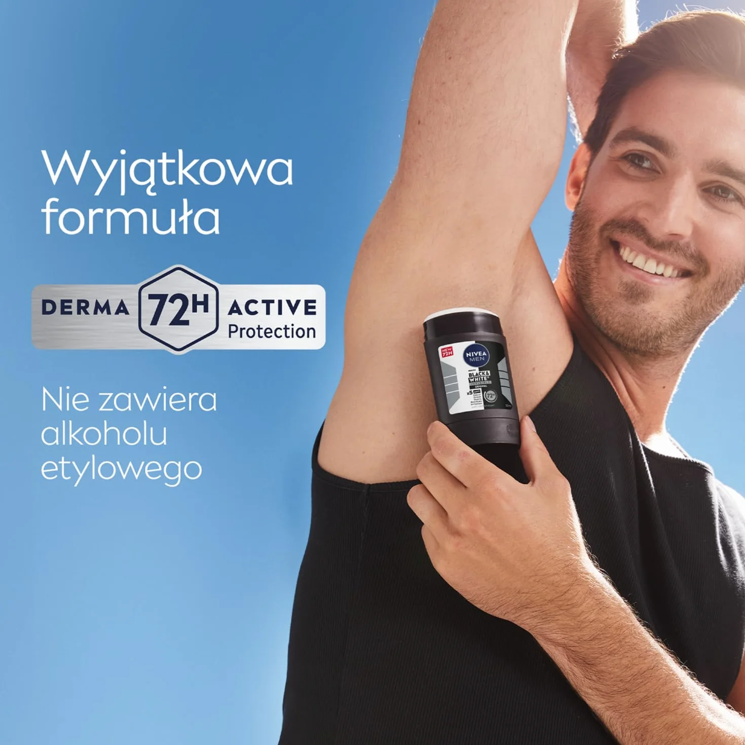 NIVEA MEN Black & White Original Antyperspirant stick 50 ml