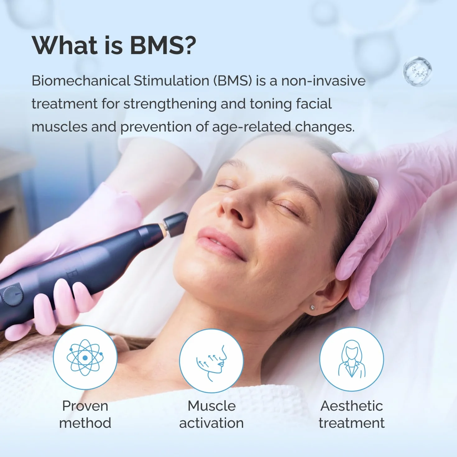 GESS FaceActive Professional BMS Biomechaniczny masażer do twarzy przeciwstarzeniowy ujędrniający redukujący zmarszczki