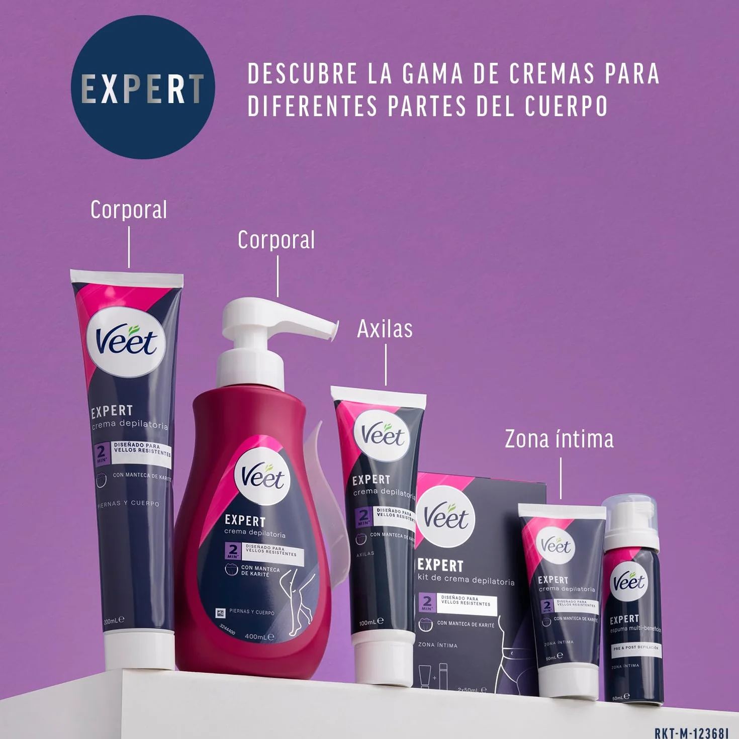 Veet Expert krem do depilacji kobiet do ciała i nóg, z matką shea, 200 ml
