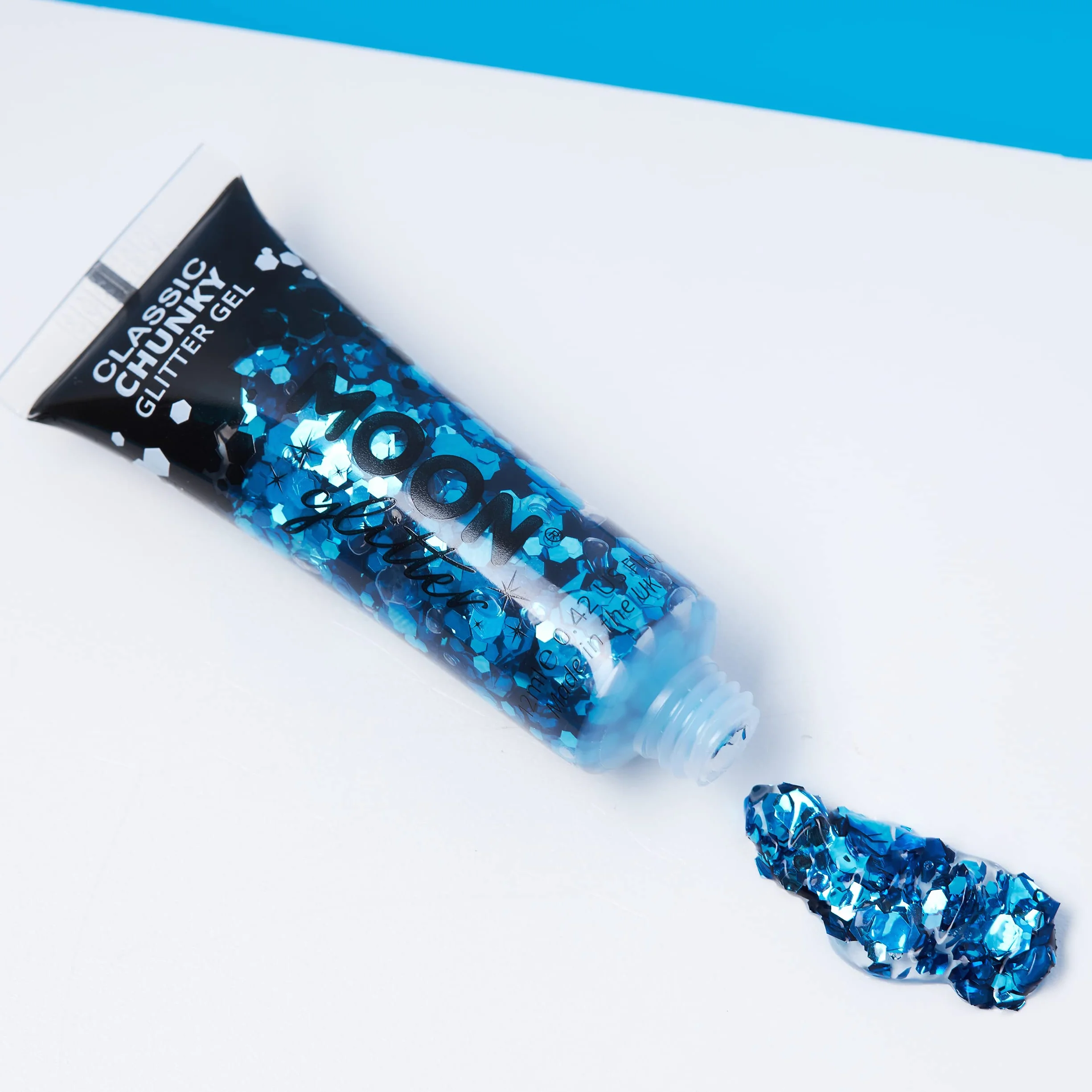 Moon Glitter Żel z klasycznym grubym brokatem 12 ml różowy