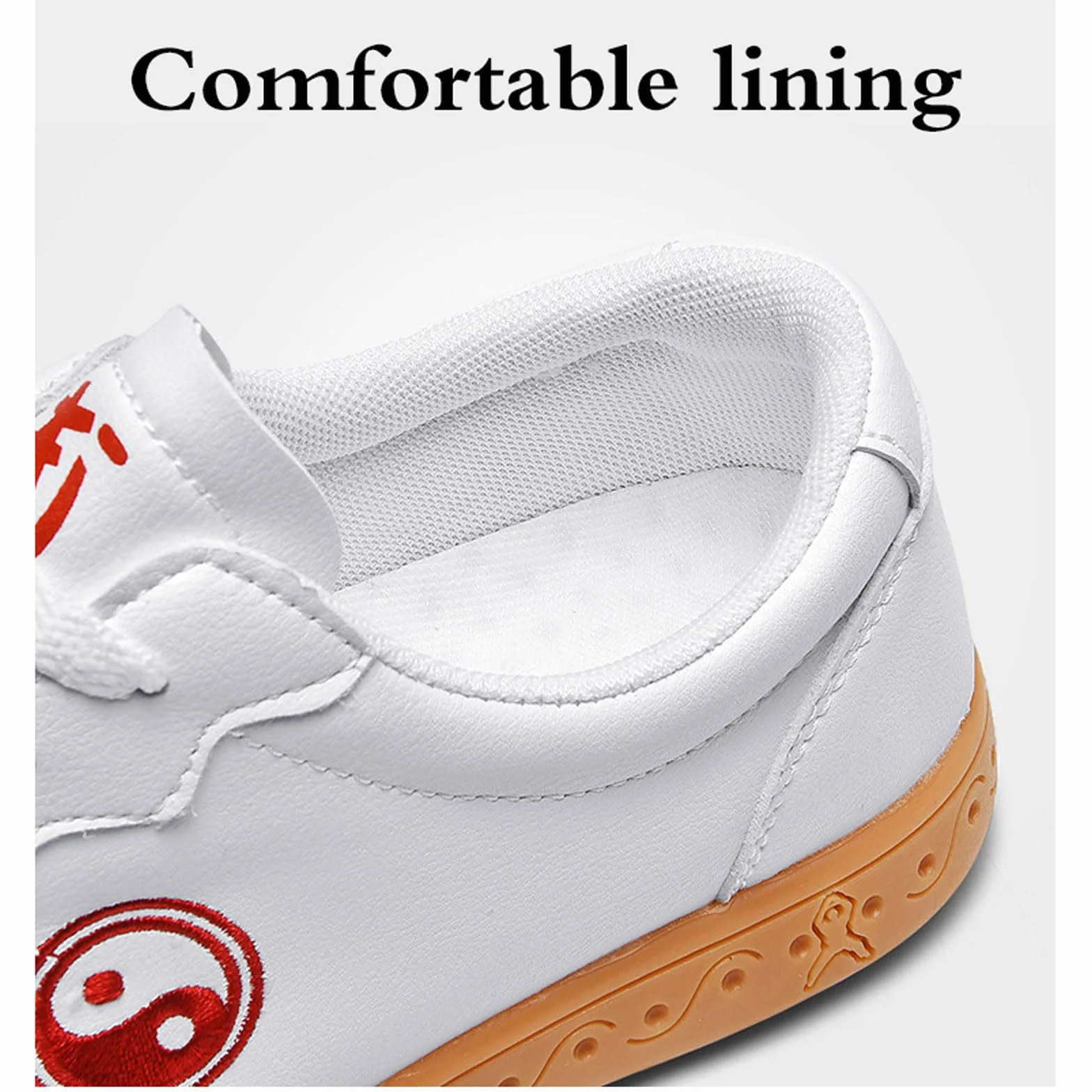 Buty Taichi, buty sztuki walki, buty taekwondo, sztuki walki Kung Fu skórzane trampki, dla mężczyzn i kobiet, unisex, lekkie, antypoślizgowe, oddychające, do chodzenia fitness