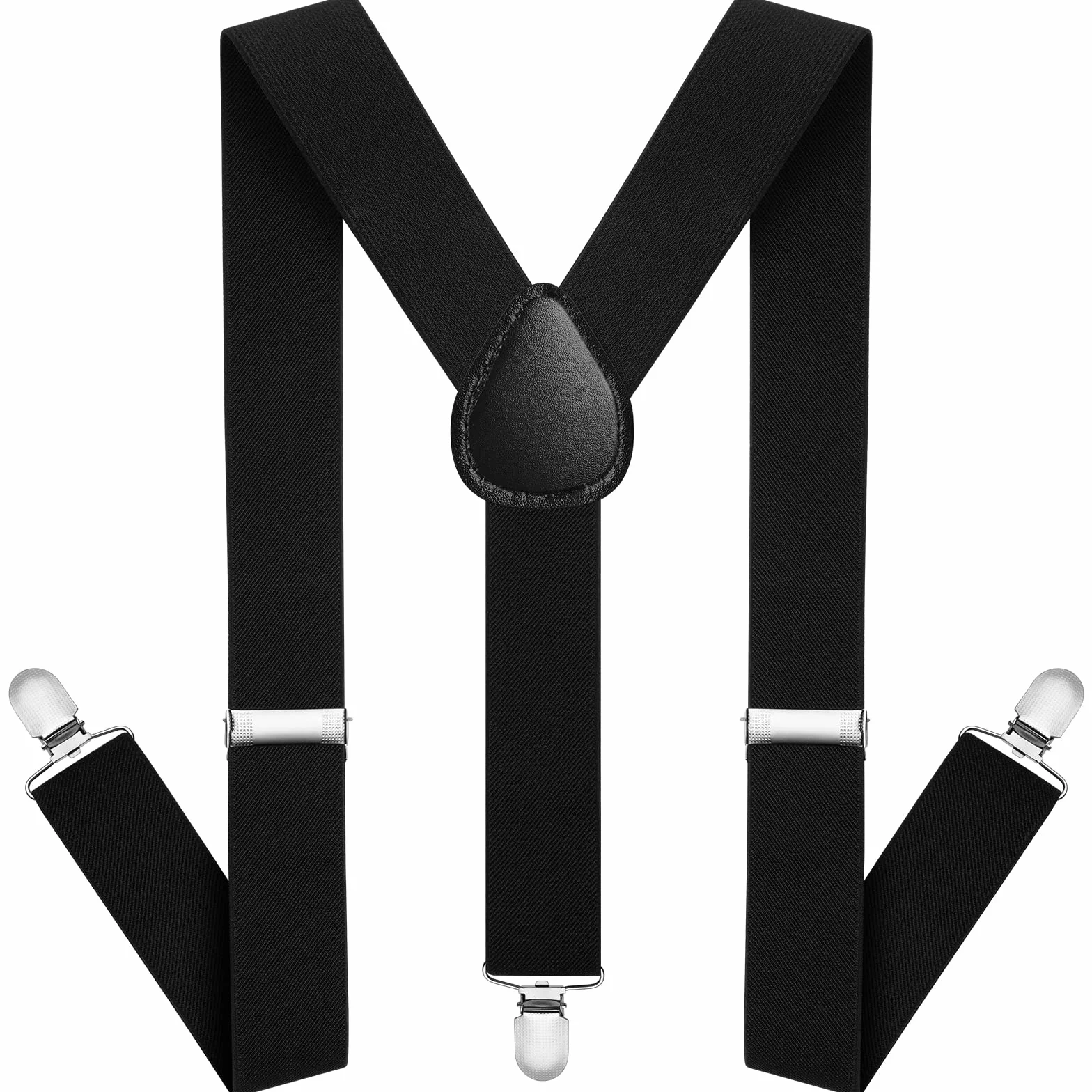 Aomig Szelki dla mężczyzn, bardzo mocne szelki o szerokości 3,5 cm, z bardzo mocnymi 3 metalowymi klipsami, regulowane i elastyczne, rozmiar uniwersalny, szelki dla mężczyzn i kobiet, styl Y