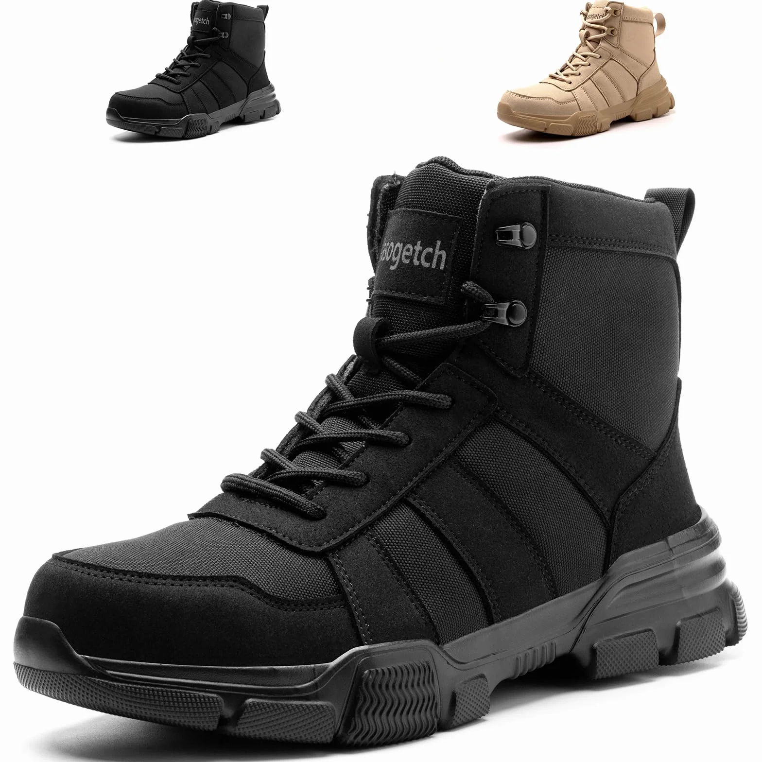 Nasogetch Buty ochronne lekkie stalowe noski buty męskie damskie wygodne buty robocze buty