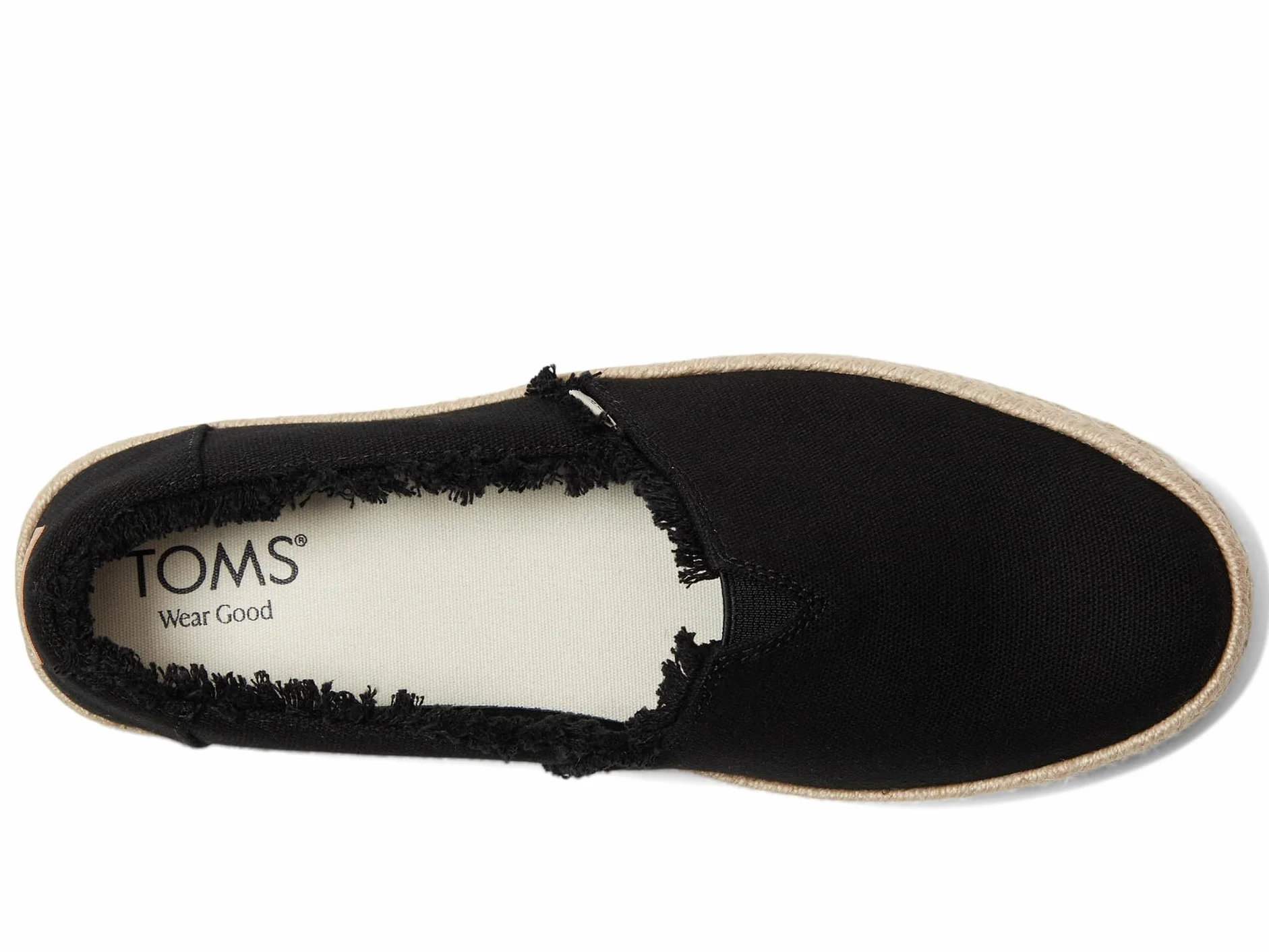 TOMS Valencia Damskie buty na platformie, wsuwane