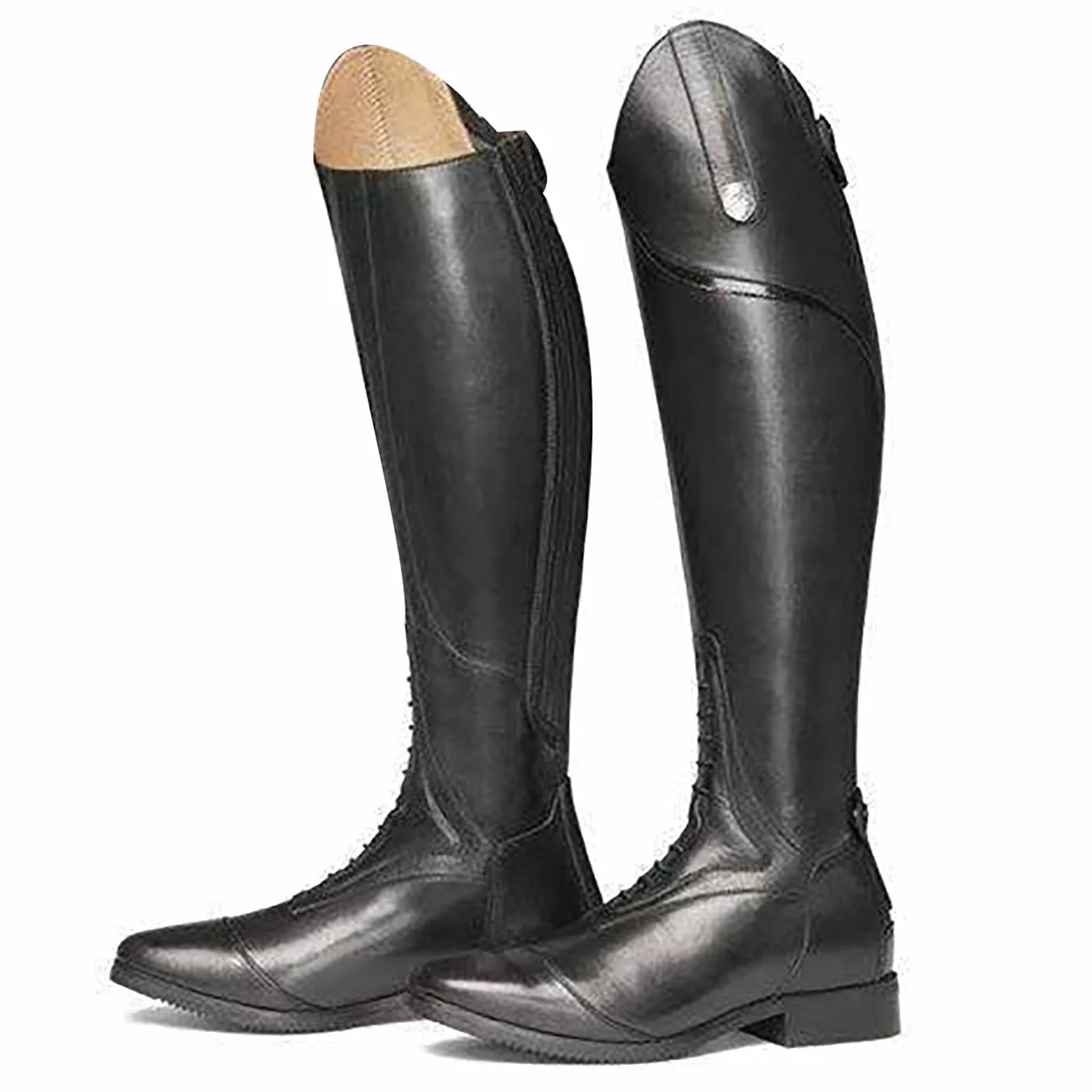 Jesienne Wysokie Buty Jeździeckie (34-48), Odporne Na Zużycie + Zamek Błyskawiczny Z Tyłu, Uniseks/antypoślizgowe, Wysoki/średni Obcas (3-5cm), Na Wiosnę/jesień,48,Black