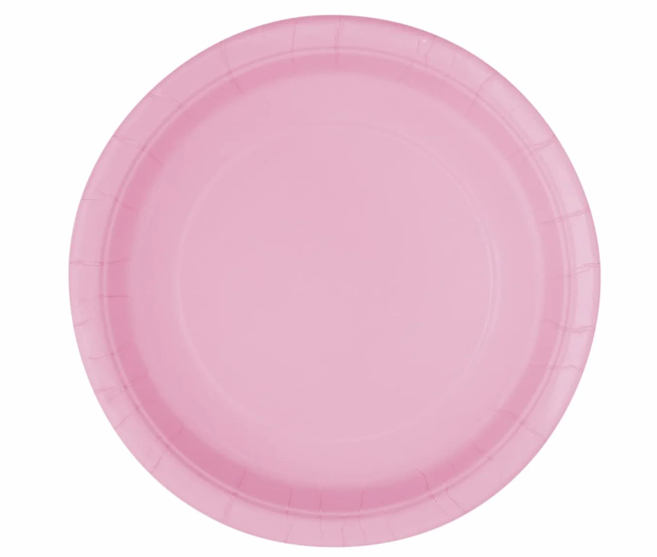Unique Party 30877 - 23cm Baby Pink Party Plates, Pack of 8