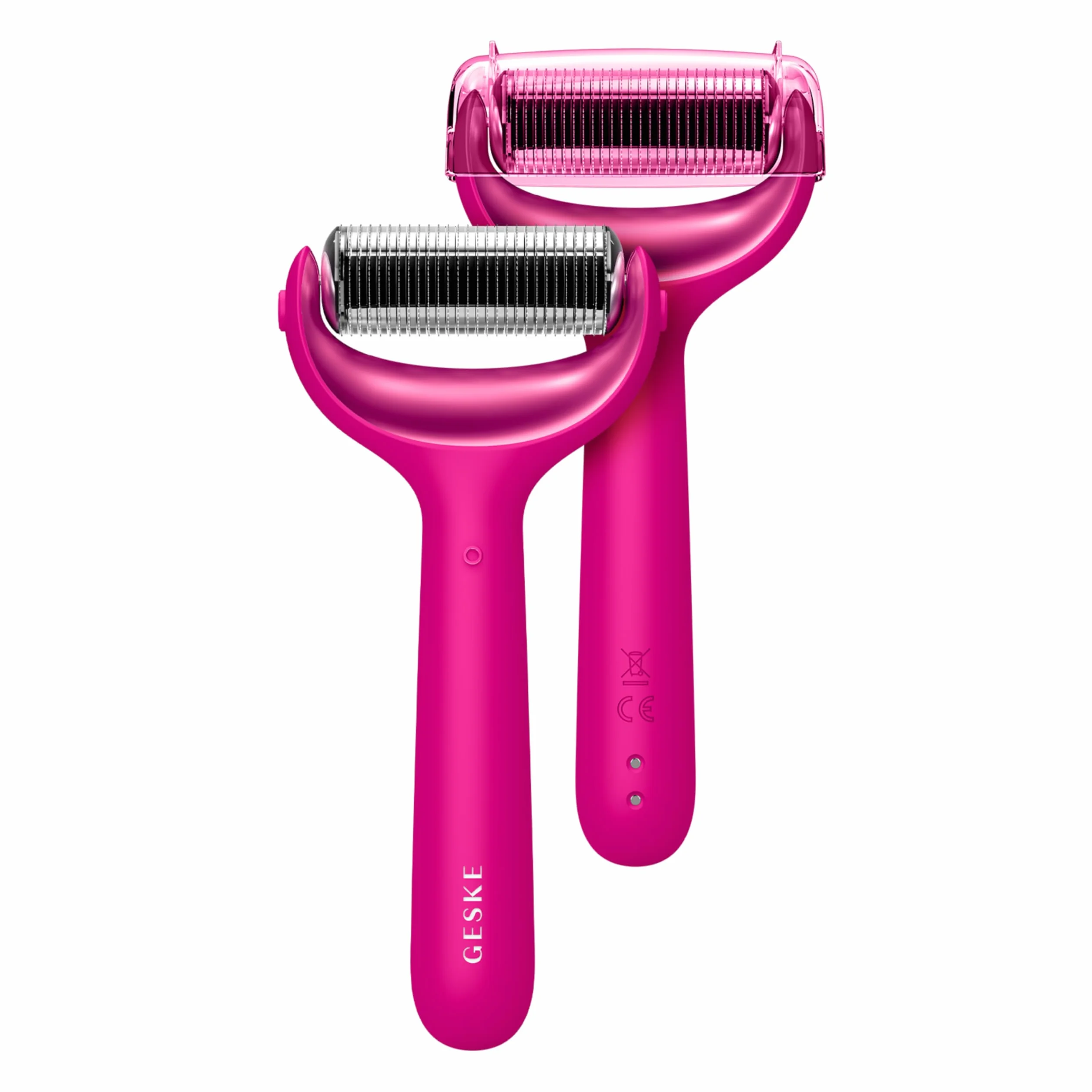 GESKE | Roller do twarzy i ciała z mikroigłami SmartAppGuided™ | 8 w 1 | Derma Roller | Elektryczny roller | mikronakłuwanie | Urządzenie do mikronakłuwania | wałek igłowy | wałek igłowy