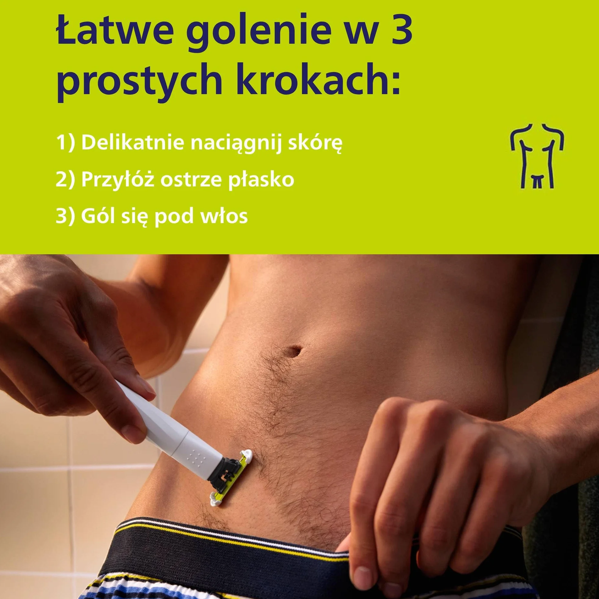 Philips Oneblade Intimate Golarka QP1924/30 do Okolic Intymnych z Ochroną Skóry