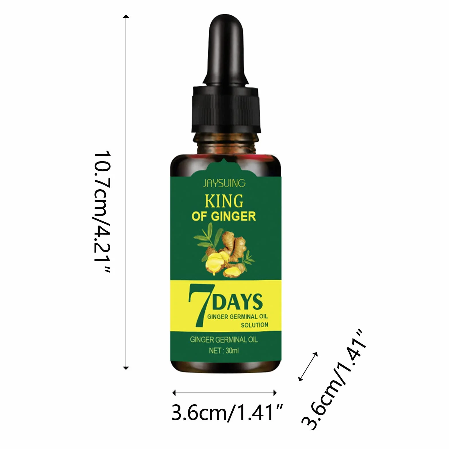 Serum na porost włosów z imbirem, Hair Growth Treatment dla kobiet i mężczyzn (2 sztuki)