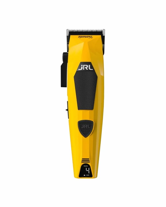 Jrl Diamante Yellow Professional bezprzewodowa maszynka do strzyżenia włosów, dostosowuje brodę, technologia Cool Blade 2025C, żółta