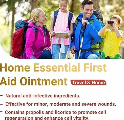iShanCare® Wound Care Ointment - Maść pierwszej pomocy, 3X szybsze gojenie oparzeń, wrzodów, skaleczeń, otarć, odleżyn, odleżyn, ran nóg i stóp, naturalna maść gojąca rany