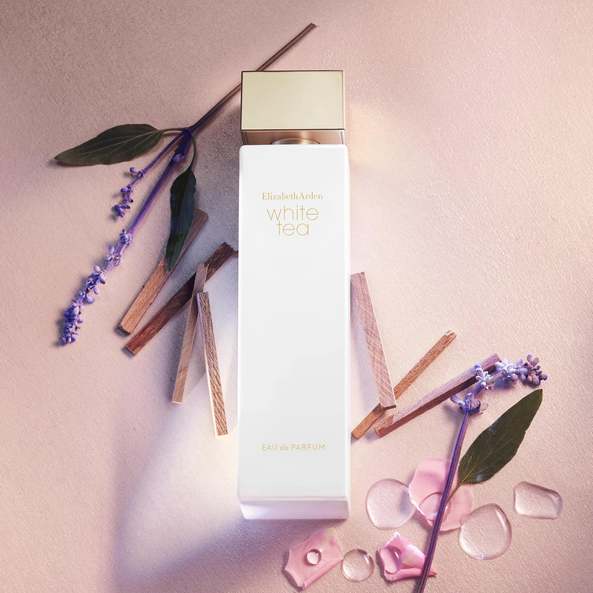 Elizabeth Arden White Tea Eau de Parfum Spray dla kobiet, wzmacnia korzyści, kwiatowy zapach, prezent dla kobiet
