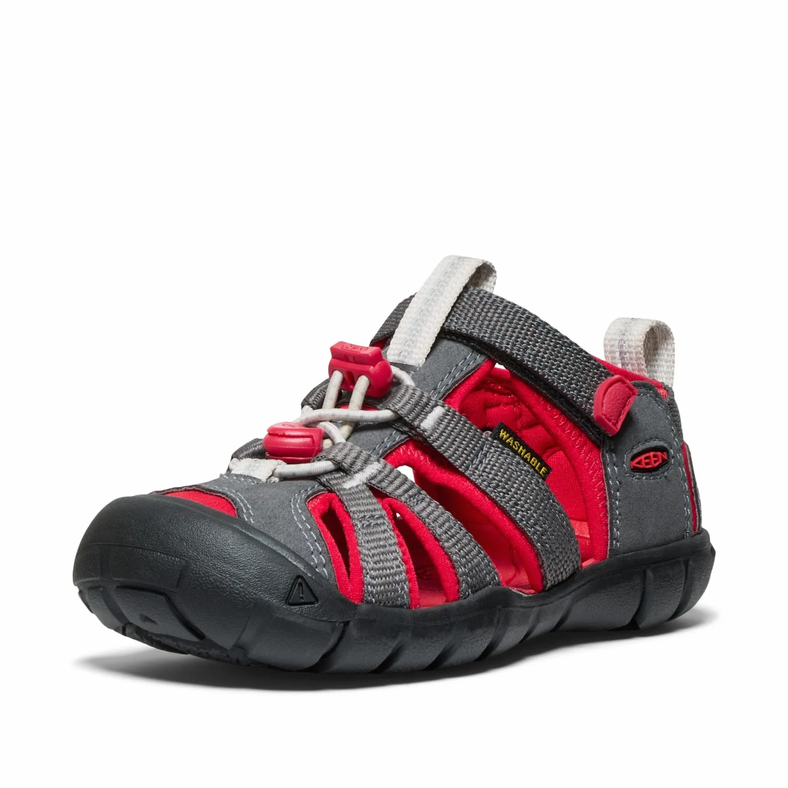 KEEN Sandały dziecięce unisex Seacamp 2 CNX, Magnes czerwony dywan, 9 UK Child