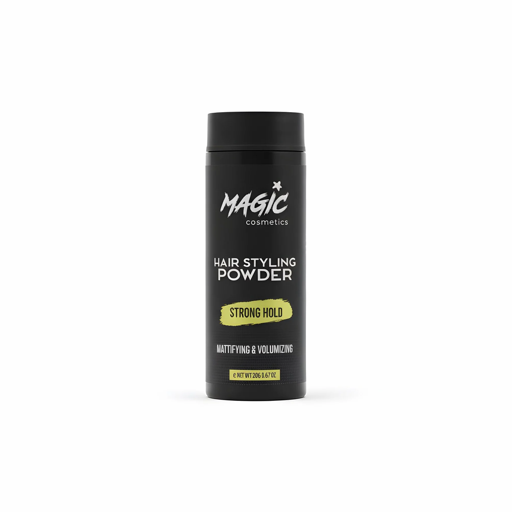 Magic Cosmetics Puder do włosów dla mężczyzn, stylizacja włosów unisex, matowy wygląd, antygrawitacyjna stylizacja proszku, niewidoczna tekstura, natychmiastowe zwiększenie objętości i korzeni