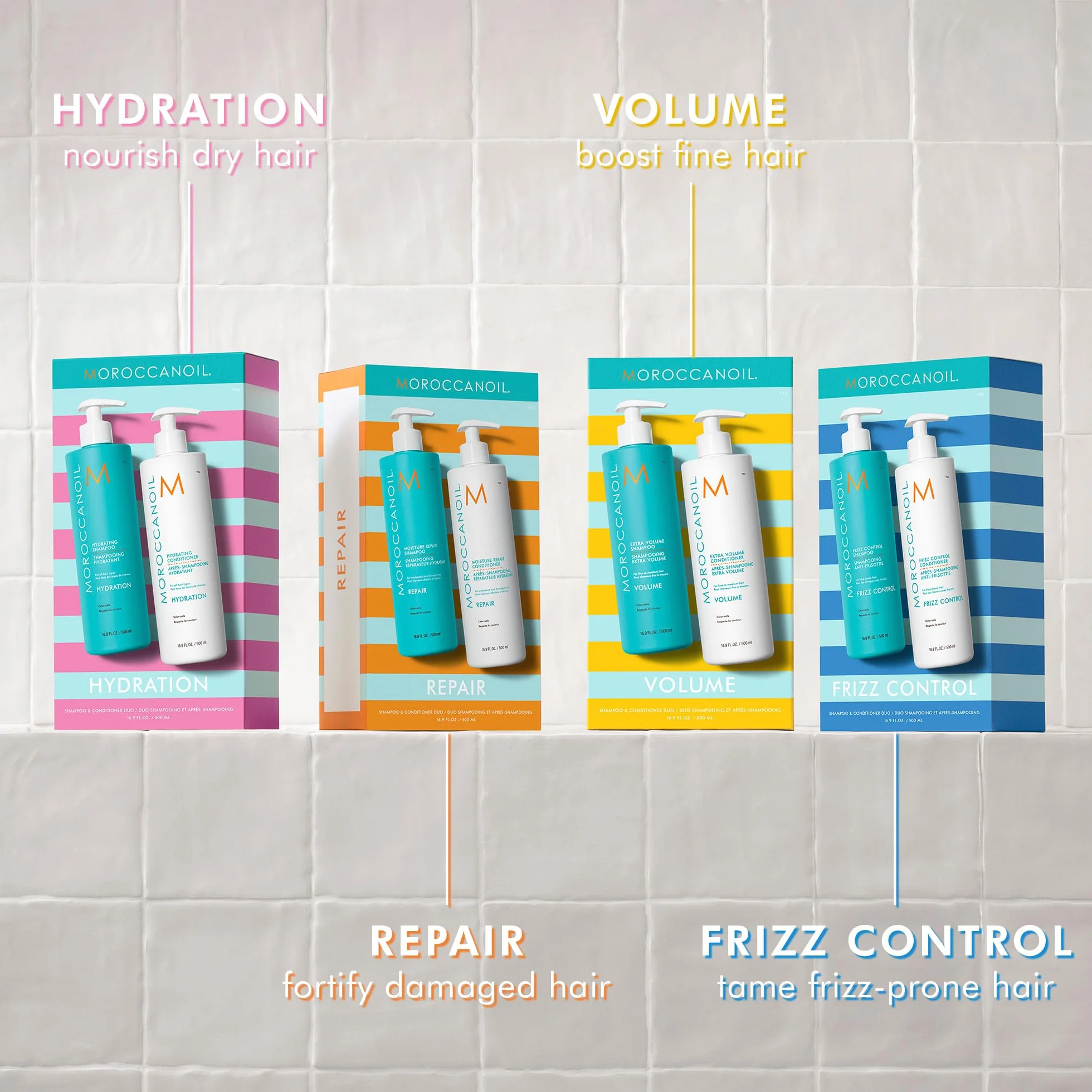 Moroccanoil szampon i odżywka do włosów, 500 ml