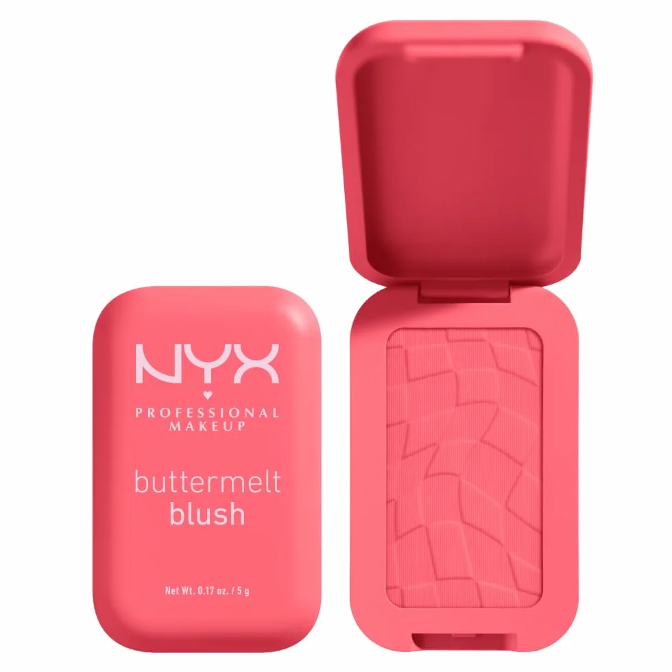 NYX Professional Makeup Buttermelt Blush, puder do rumienia, czas trwania do 12 godzin, bez plam, nie przenosi, odcień: 04 U Know Butta