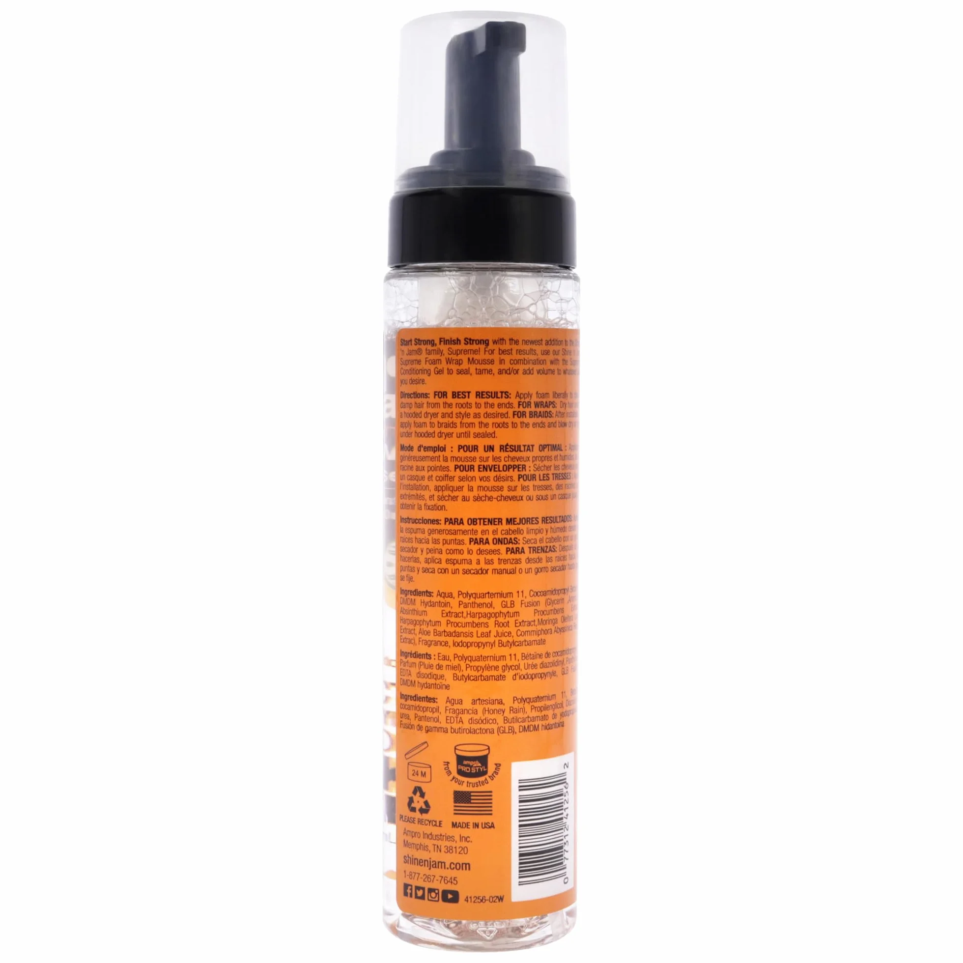 Ampro Shine'n Jam Supreme Foam Wrap Mousse 236,5 ml
