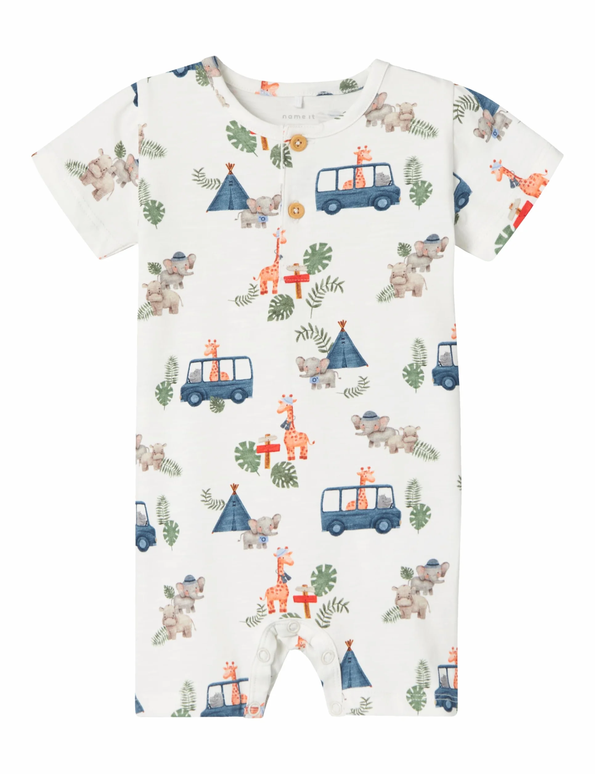 NAME IT Kombinezon Niemowlęta - chłopcy Nbmhobin SS Sunsuit
