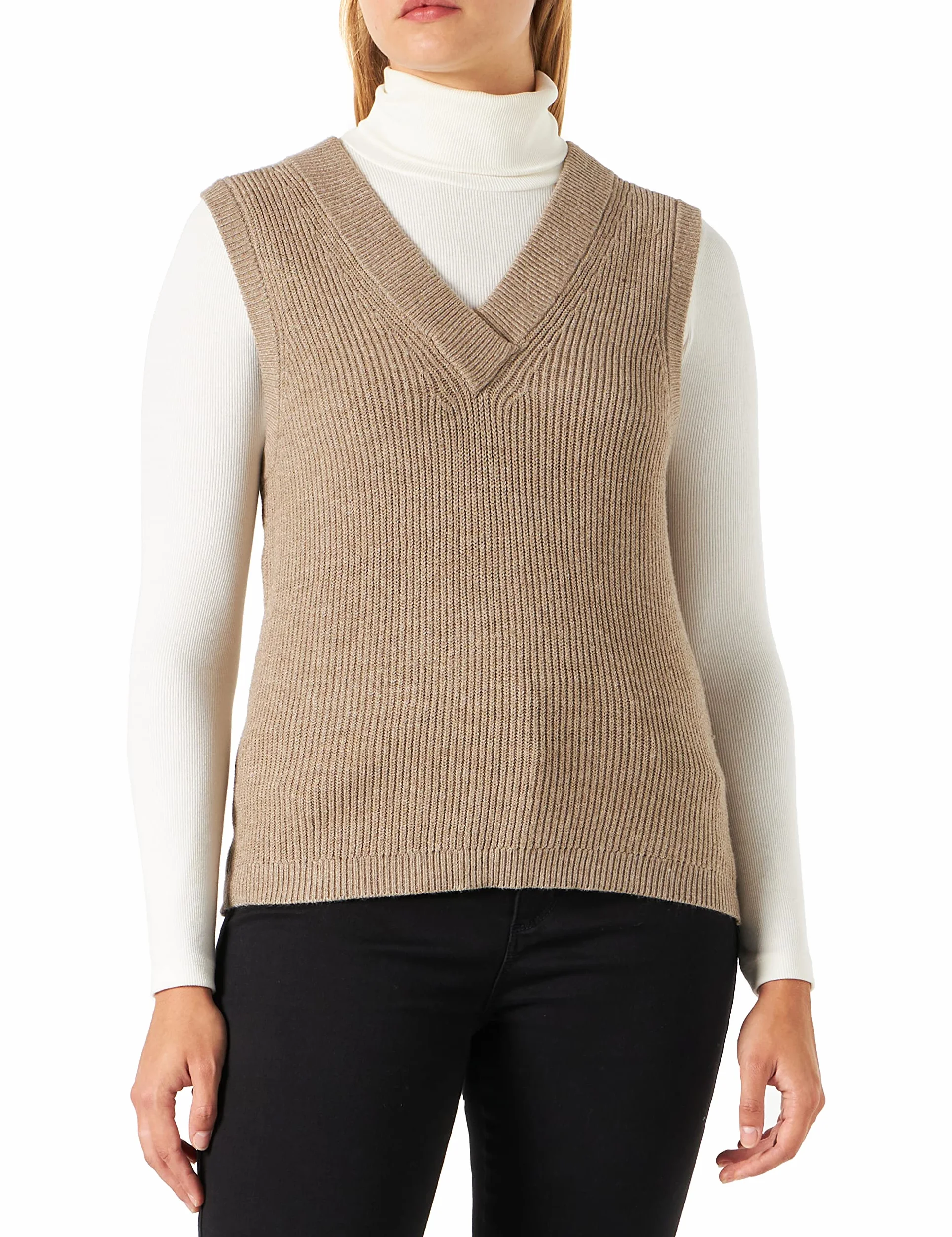Object Kamizelko sweter Kobiety Objmalena S/L Knit Waistcoat Noos