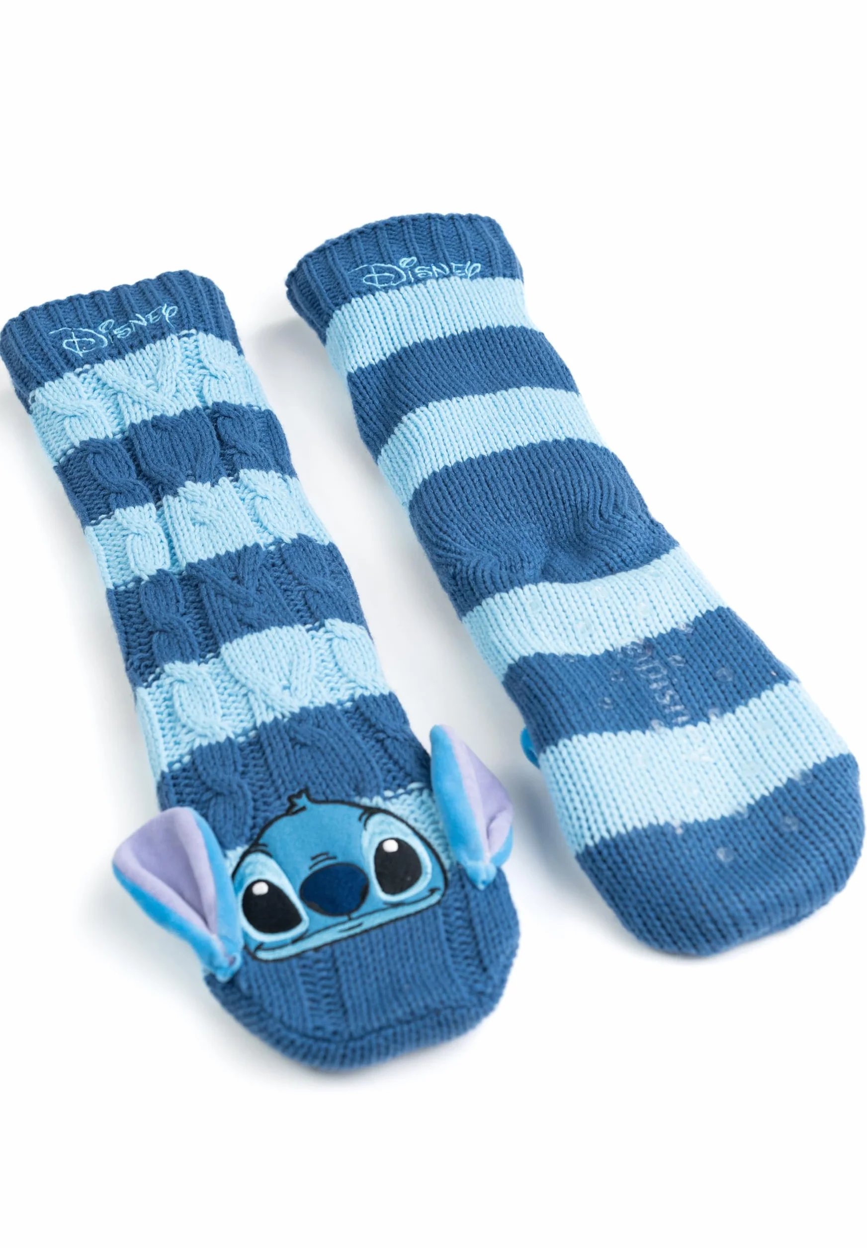 United Labels Disney Lilo & Stitch przytulne skarpetki dla kobiet, niebieskie, rozmiar uniwersalny 38-43, puszyste skarpetki z podszewką z owczej wełny, ciepłe skarpetki, skarpetki do domu