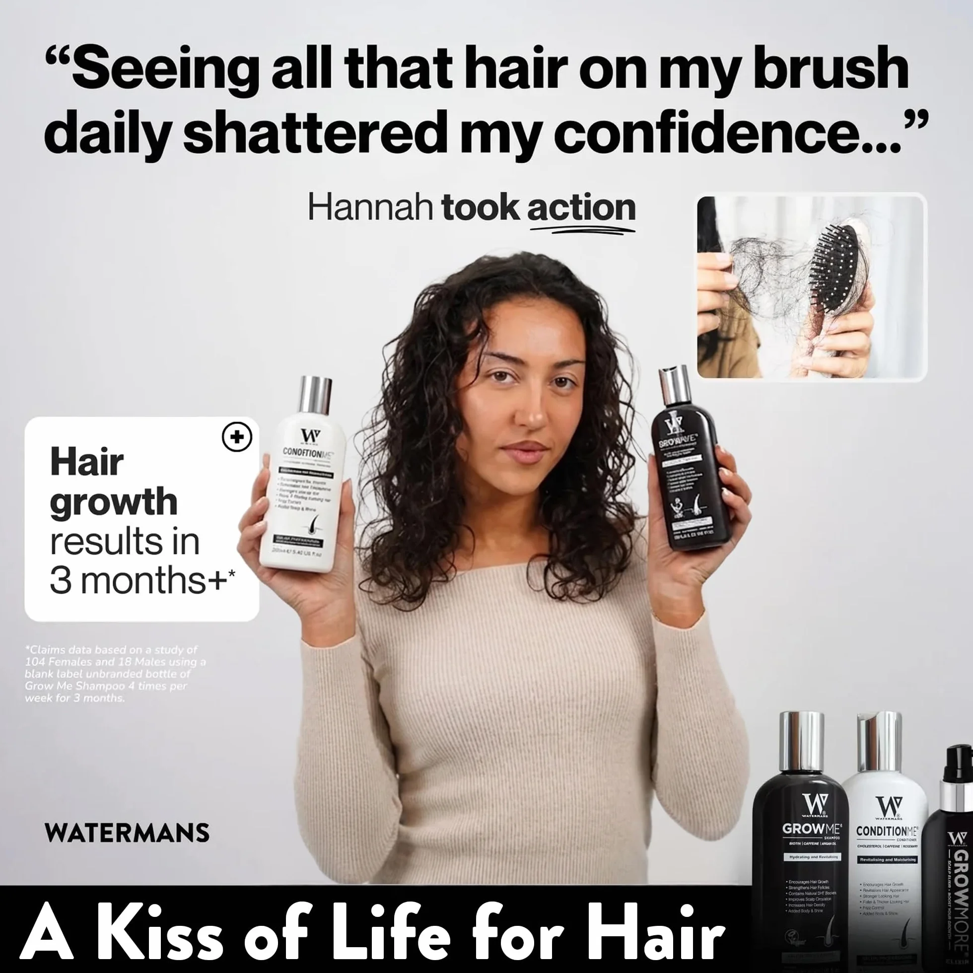 Watermans Hair Growth Zestaw szamponu i odżywki na porost włosów