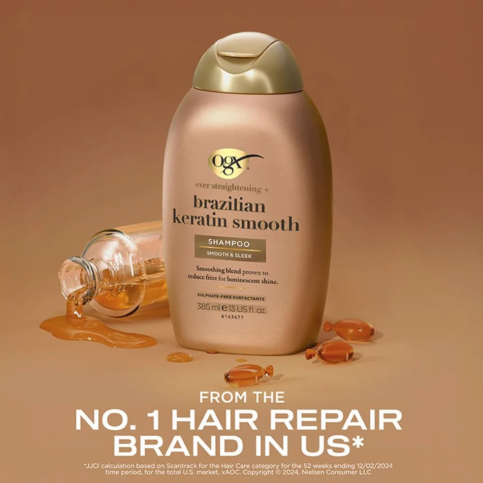 Ogx Brazilian Keratin Therapy Szampon, 385 ml