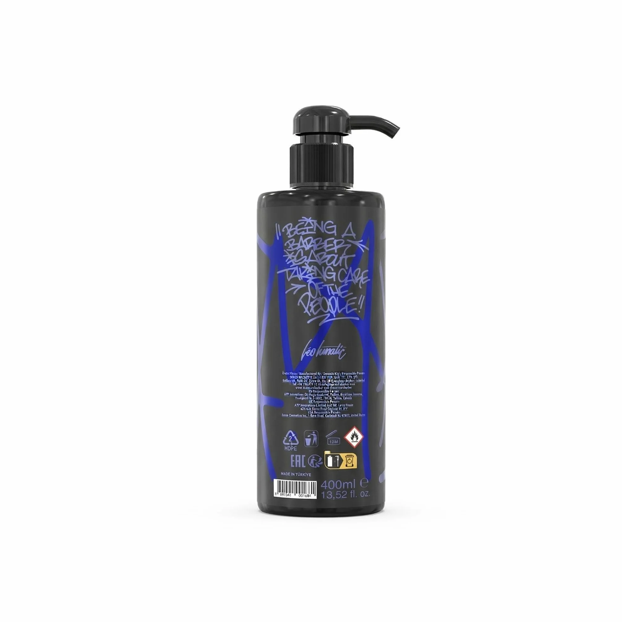 Barber Marmara Kremowa Woda Toaletowa No.2 Balsam Po Goleniu, Łagodzący i Nawilżający, Antyseptyczna Pielęgnacja Skóry, Męski Zapach, 400ml