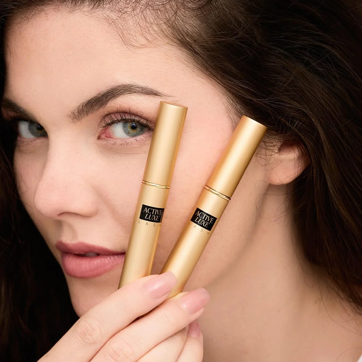 Active Luxe Serum do Rzęs – Serum na dłuższe, gęstsze i ciemniejsze rzęsy – Serum do rzęs bez hormonów, wegańskie i klinicznie testowane, 1,5 ml | Dłuższe, gęstsze i ciemniejsze rzęsy, bez hormonów, wegańskie, testowane klinicznie