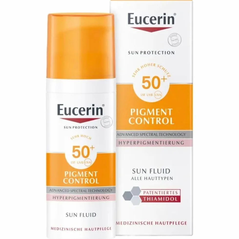 Eucerin Pigment Control LSF 50+ Sun Fluid, 50 ml Rozwiązanie