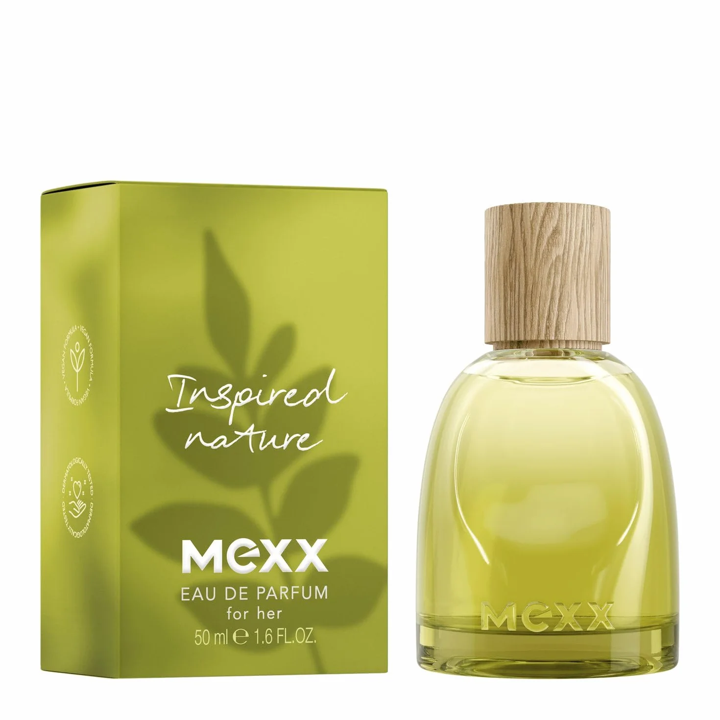 Mexx Inspired Nature Woda Perfumowana dla Kobiet 50 ml Bergamotka Jaśmin Drzewo Sandałowego