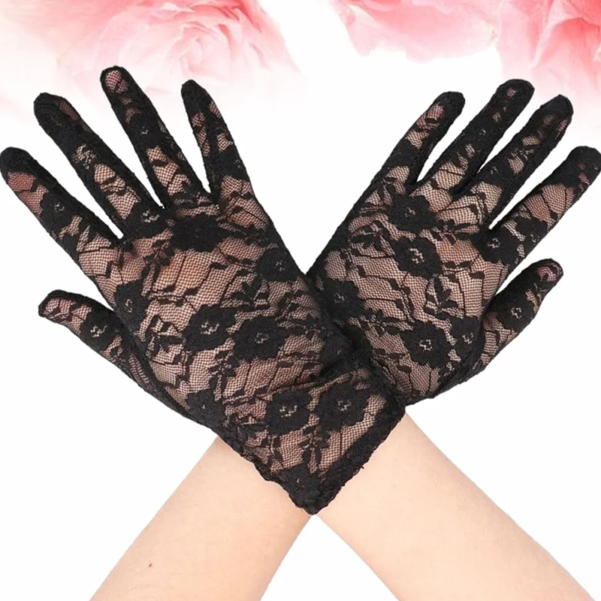 GALPADA 1 Para Rękawiczek Z Pełnymi Palcami Łydka Halter I Ołowiana Lina Rękawiczki Ślubne Guantes De Proteccion Vintage Rękawiczki Rękawiczki Outdoorowe Fałszywe Serce Prop Krótkie