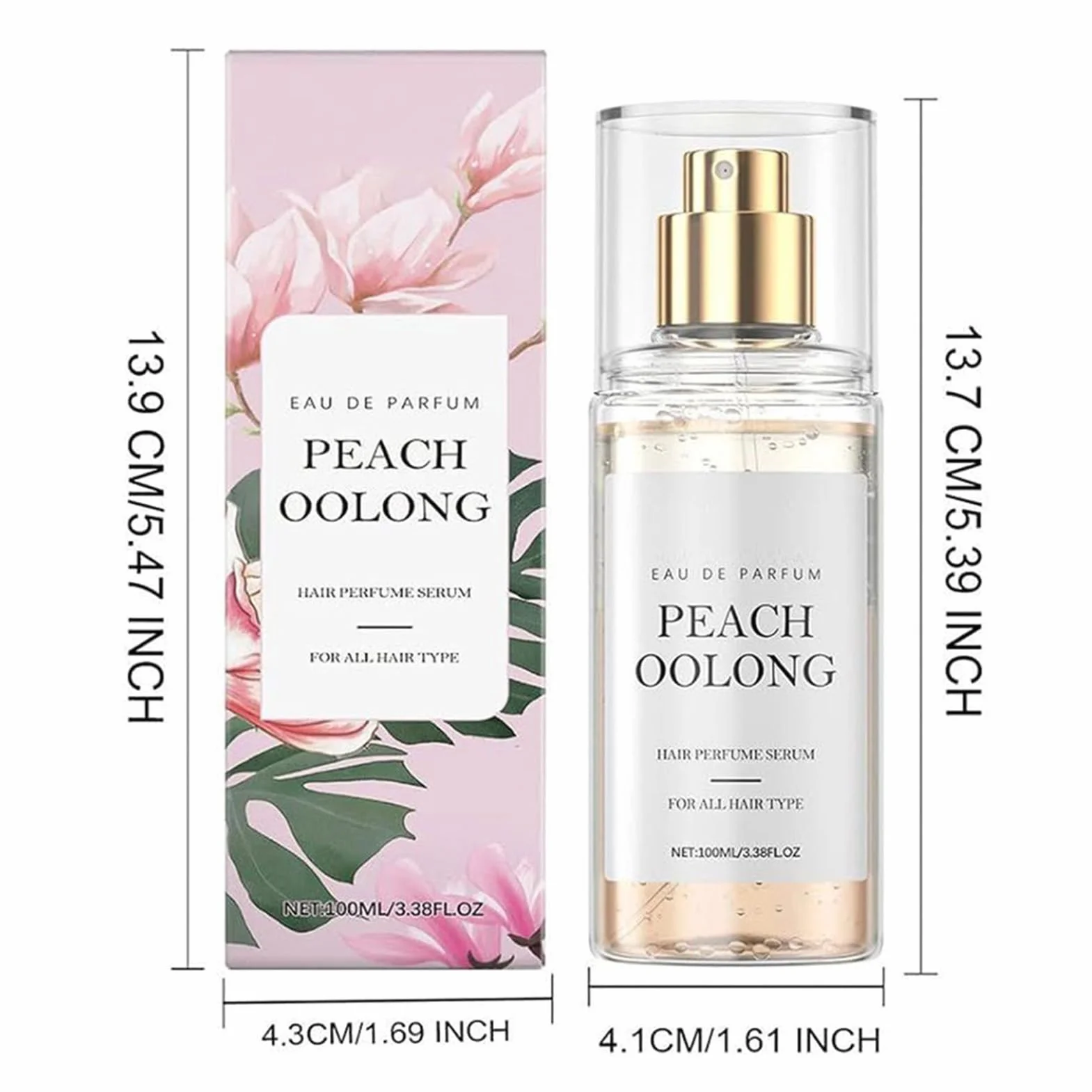 Perfumy do włosów, pielęgnujące, zapach – długo utrzymujący się zapach w sprayu dla kobiet, nastolatków, w podróży, na lato