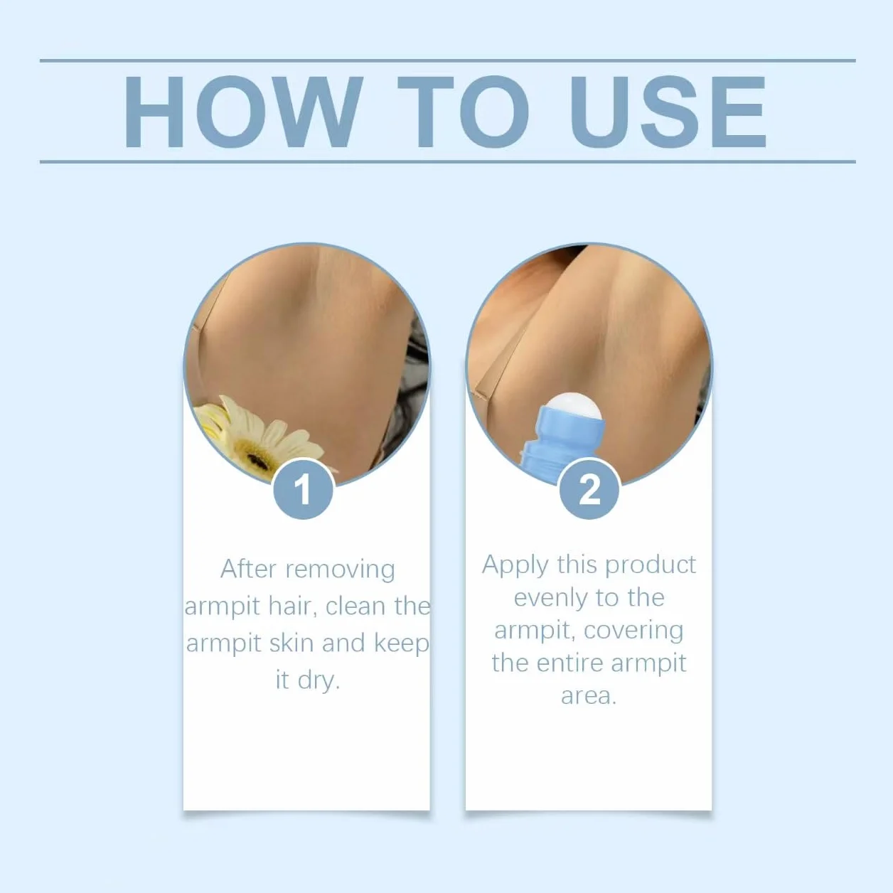 Razor Bumps Treatment for Women, Smoothing Solution Ingrown Hair Treatments, Ingrown Hair Treatments For Bikini Area, Razor Bump Remover, For Legs, Underarms, Line, Bikini Line, Ramiona (1 szt.)
