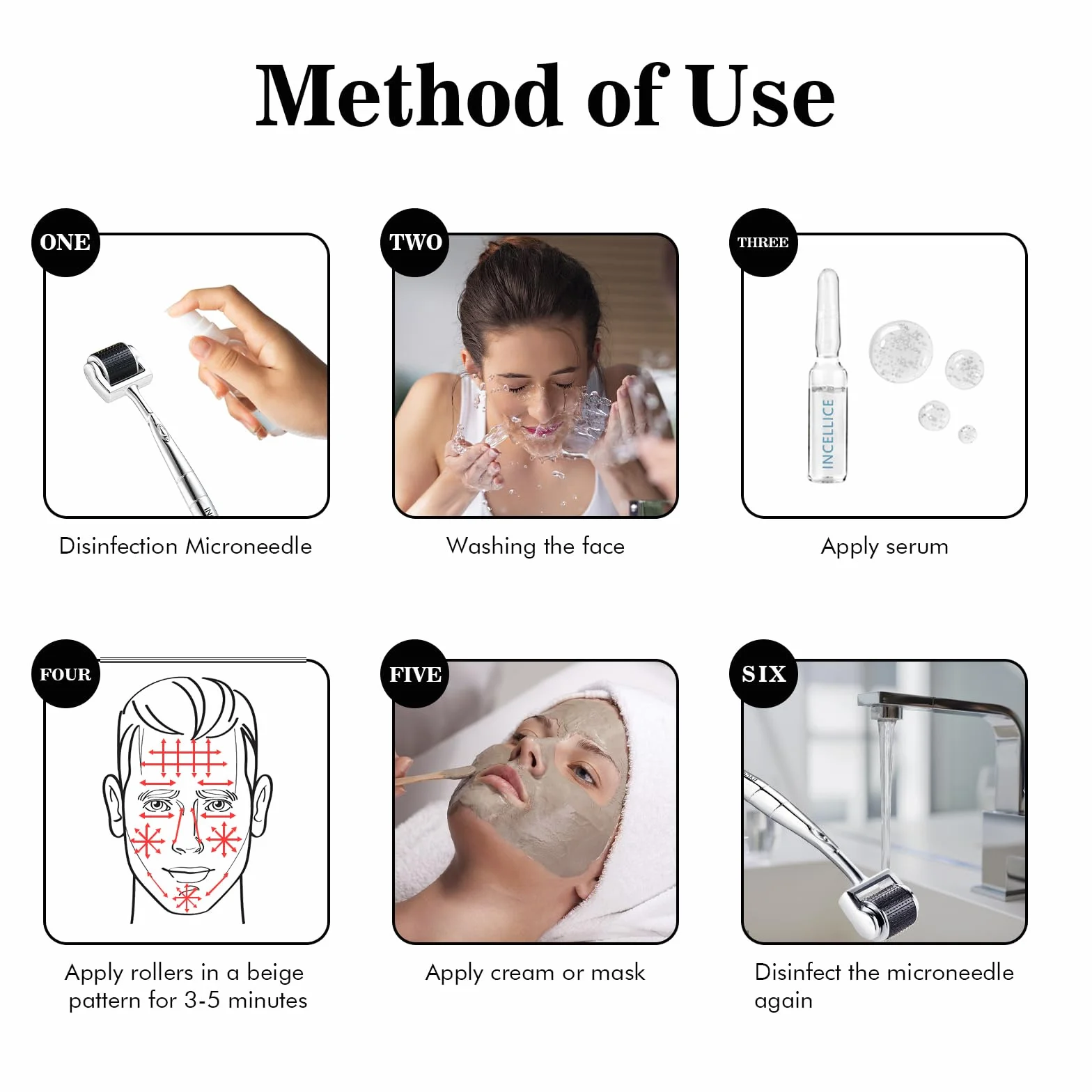 Derma Roller 192 prawdziwe igły, derma Roller 1,0 mm Titanium, skalp Derma Roller Roller do porostu brody, profesjonalny wałek do pielęgnacji skóry dla kobiet i mężczyzn