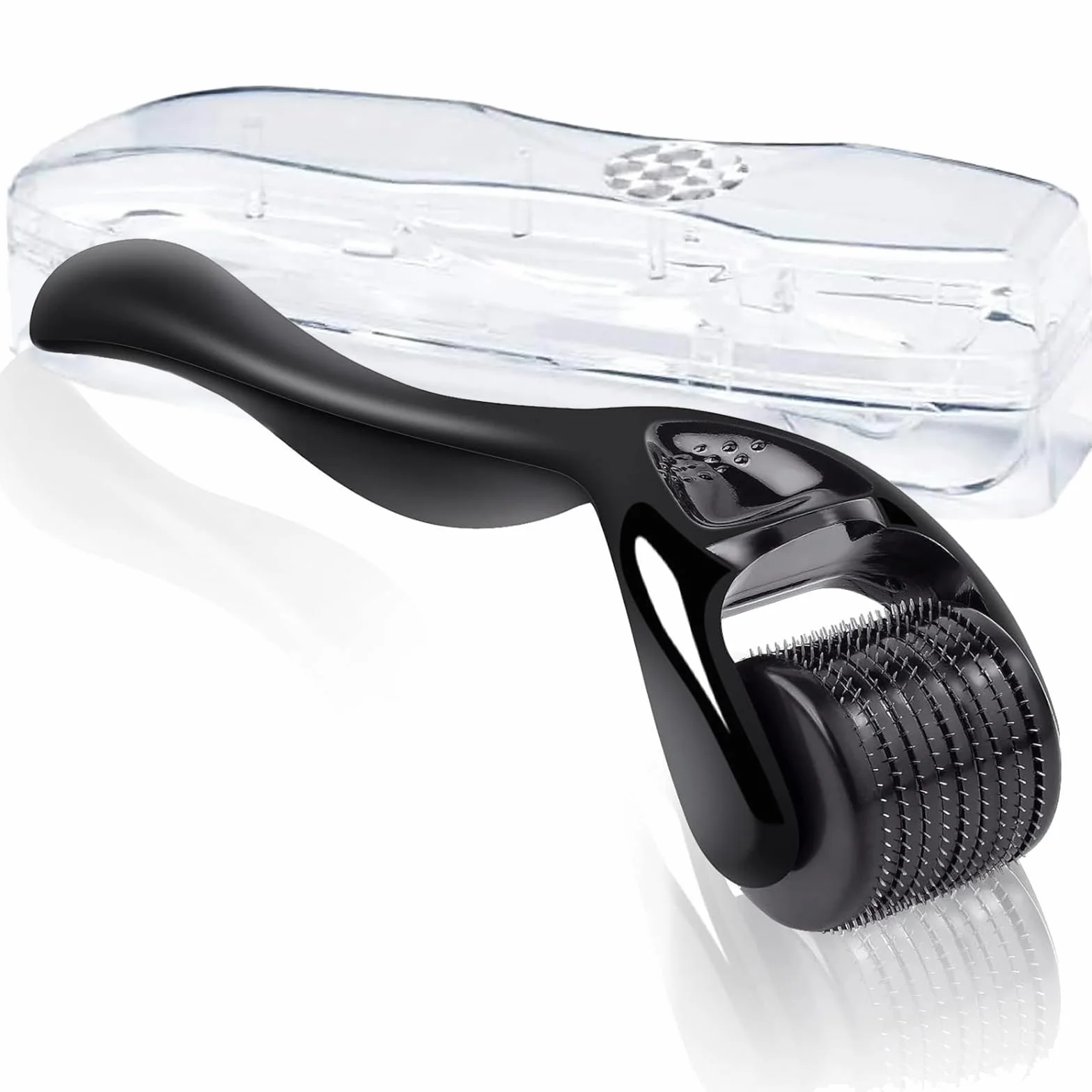 Derma roller 0,5 mm, wałek do pielęgnacji twarzy i ciała, mikroigłowy, dla mężczyzn i kobiet, do pielęgnacji włosów i twarzy