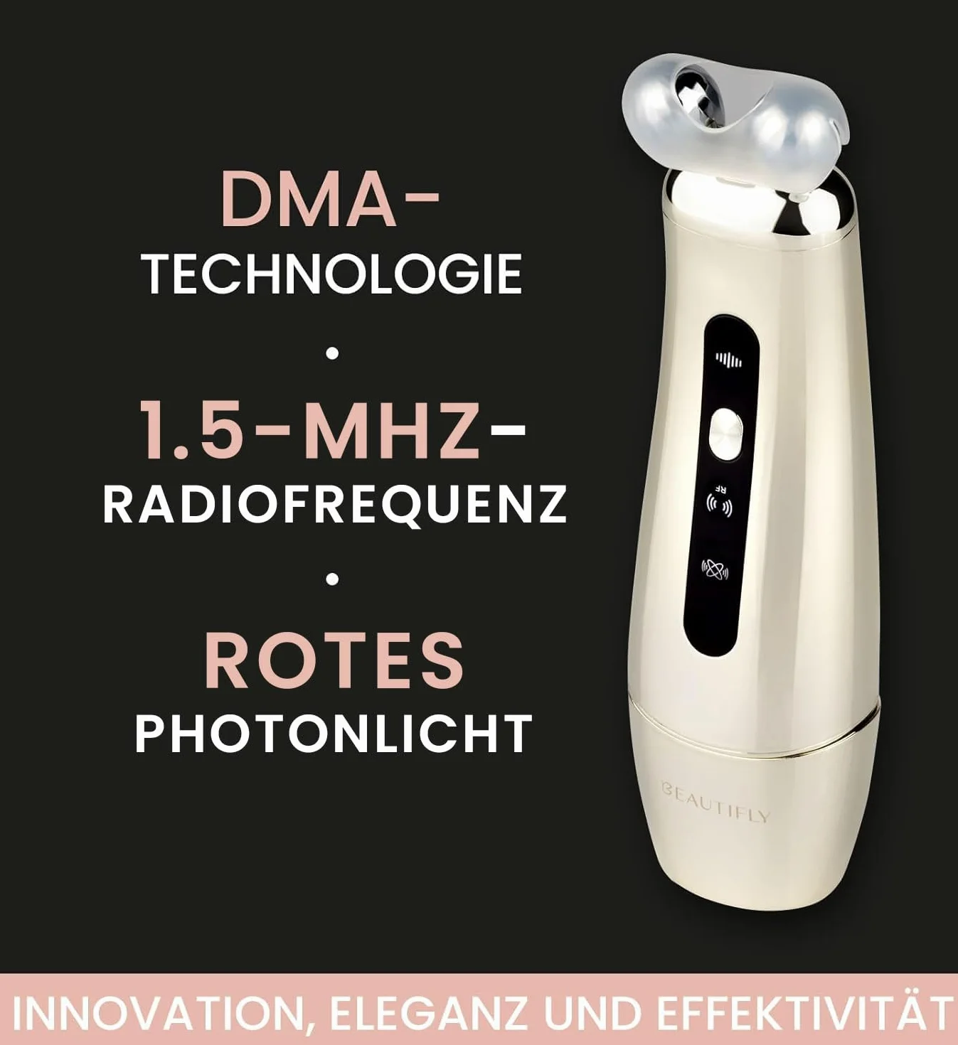 Beautifly Intenso Aura Age Defy masażer liftingujący do twarzy z technologią DMA