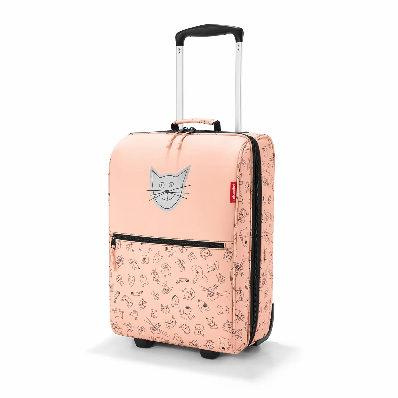 reisenthel Trolley XS kids bagaż dziecięcy, lekki i praktyczny, Koty i psy róża, 43 cm, Dzieci