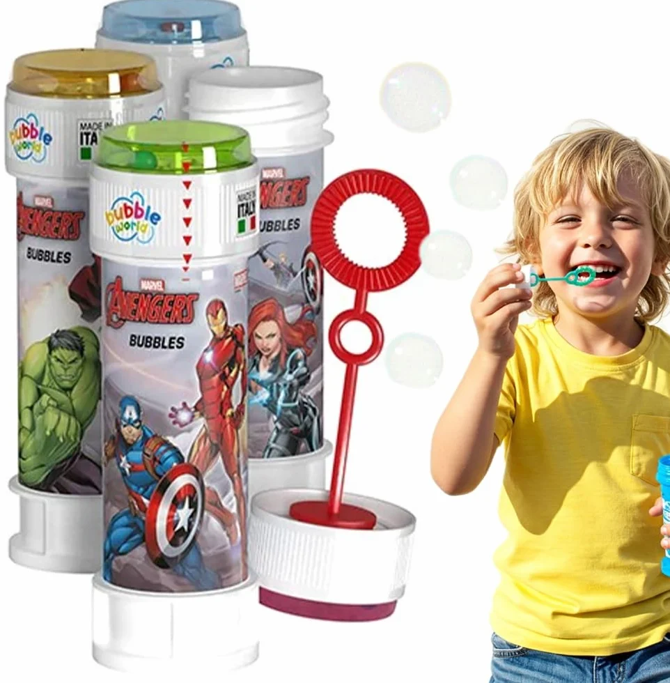 DULCOP - Avengers Bubbles - Soap Bubbles - 60 Ml - 047578 - Multicolor - Plastic - Official License - Children's Toy - Outdoor Game - From 3 years old