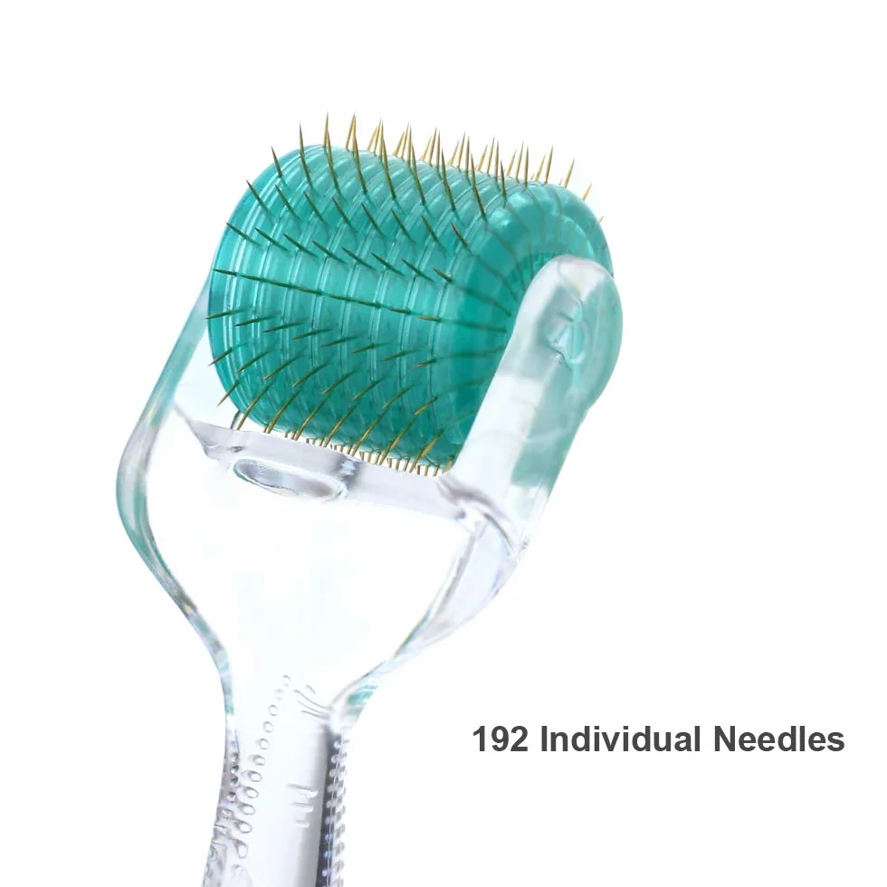 AG192 Titanium Diamond Shaped 192 Indywidualny Microneedle 0,75 mm Dermarolling Pielęgnacja skóry do twarzy zmarszczek na twarzy wypadanie włosów odrost rozstępy mikroigły zestaw do igieł