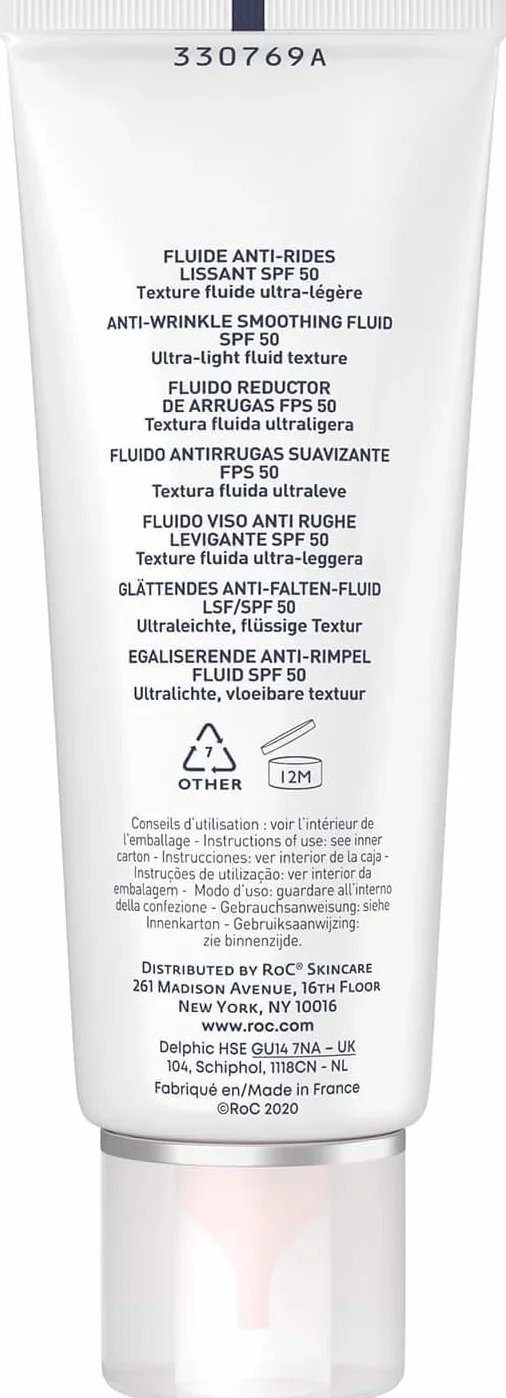 ROC Soleil-Protect Anti-Wrinkle Smoothing Fluid SPF50 50 ml