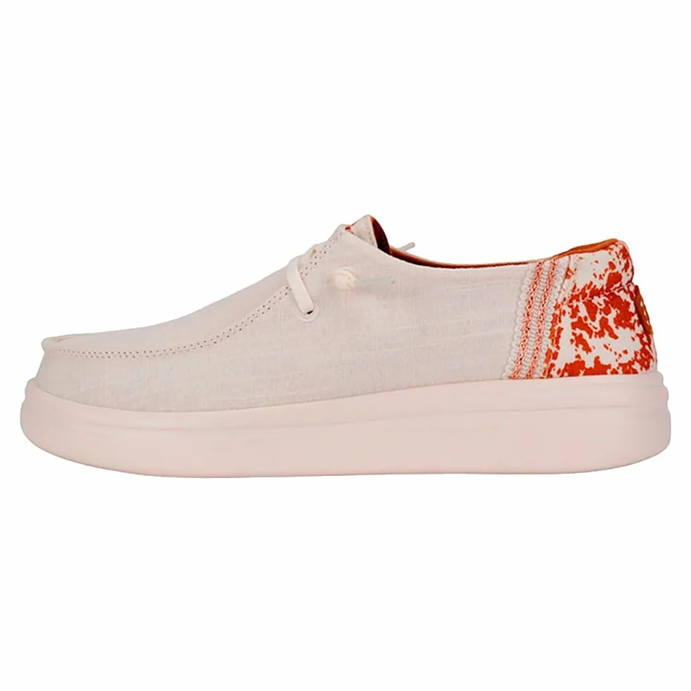 Hey Dude 43780 Wendy Rise Animal White Multi damskie buty tekstylne białe