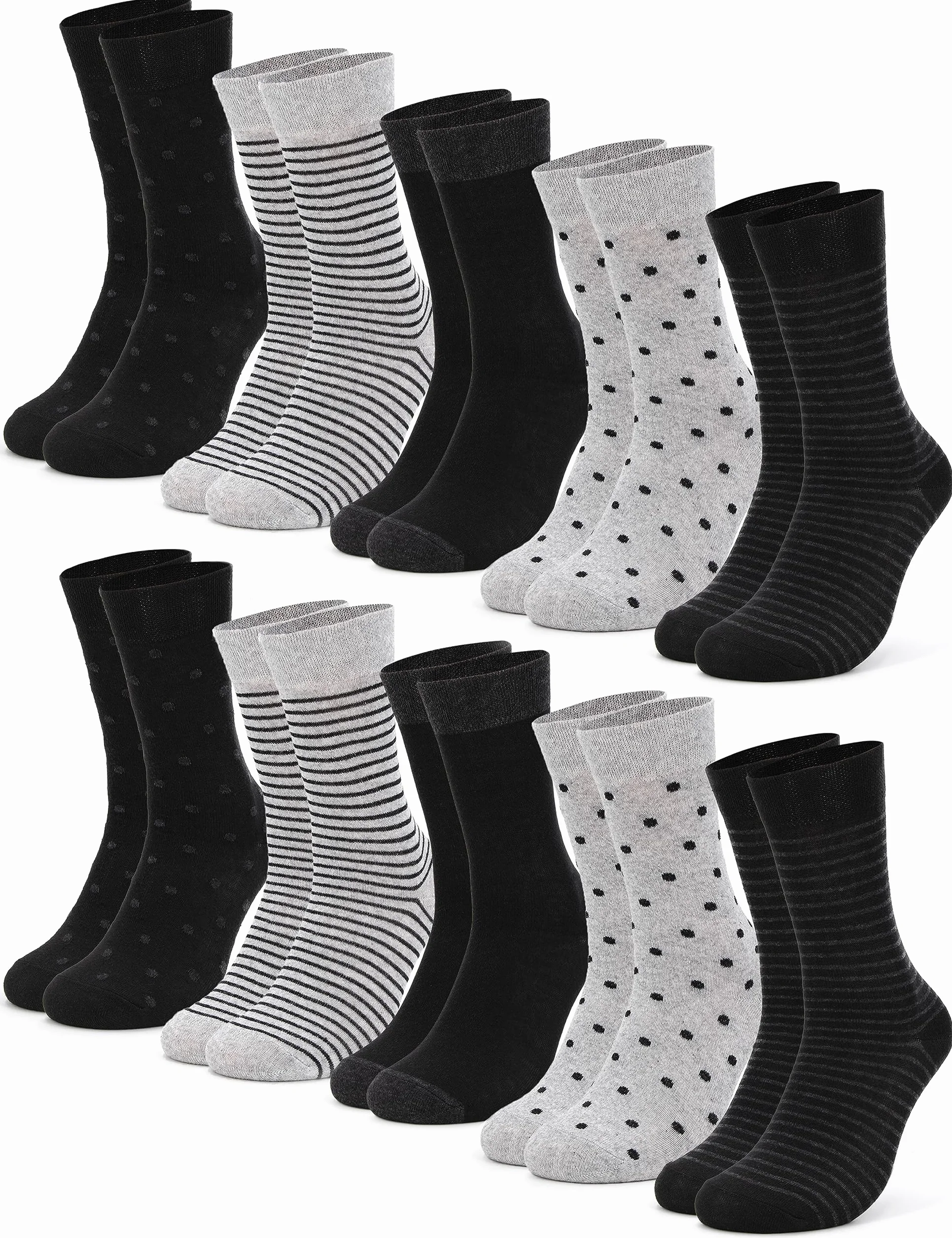 Occulto wzorzyste skarpetki damski 10 pack (model: Michaela)