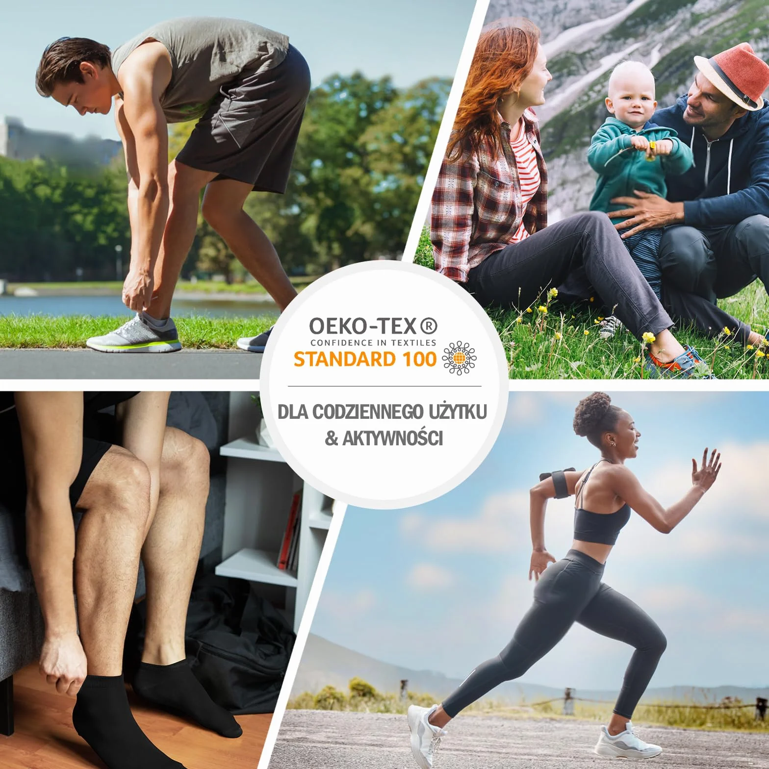 QINCAO Skarpety do trampek Mężczyźni Kobiety 6/10 par Pół-skarpetki Ćwierć-skarpety Bawełniane Unisex Krótkie Skarpety